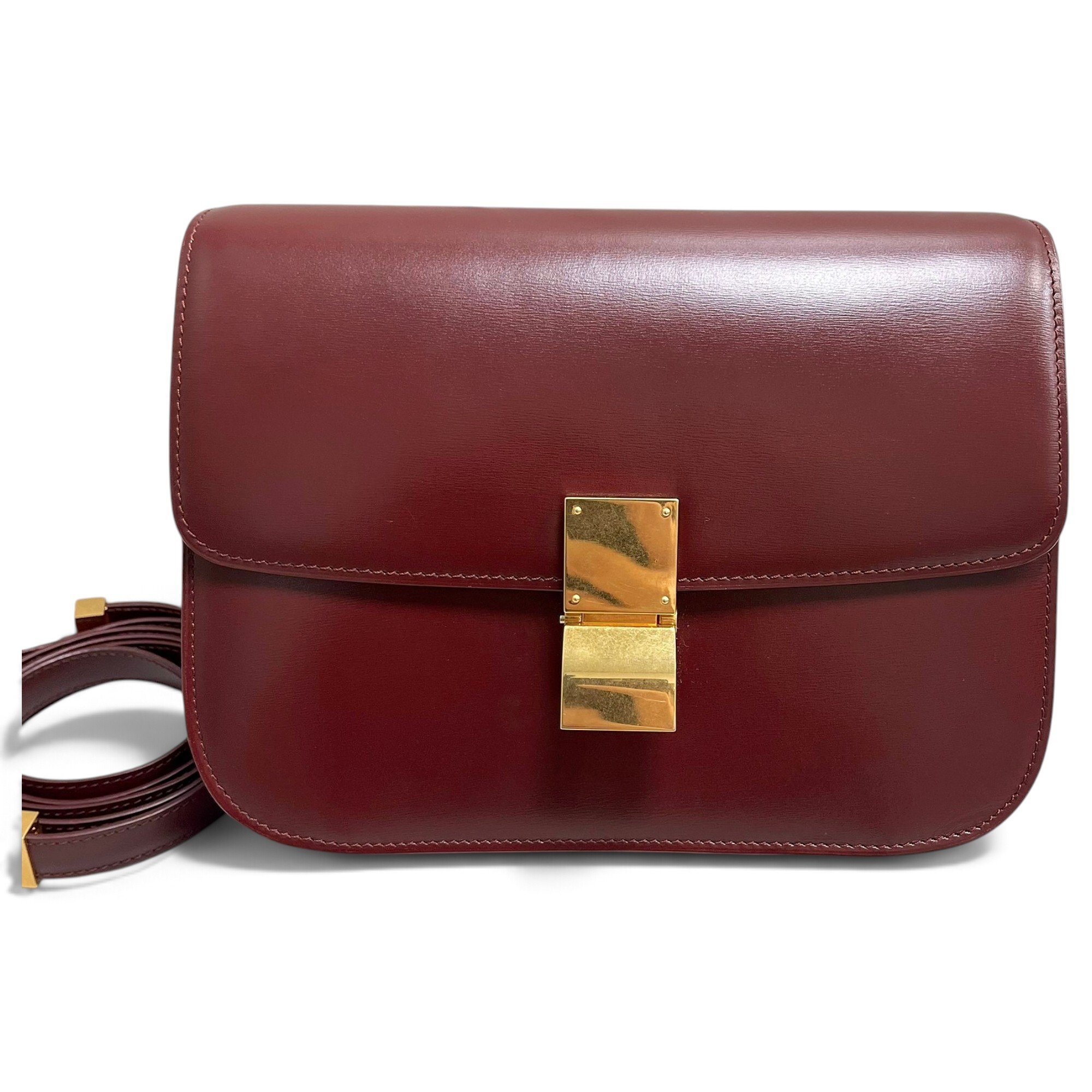 Classic leather handbag