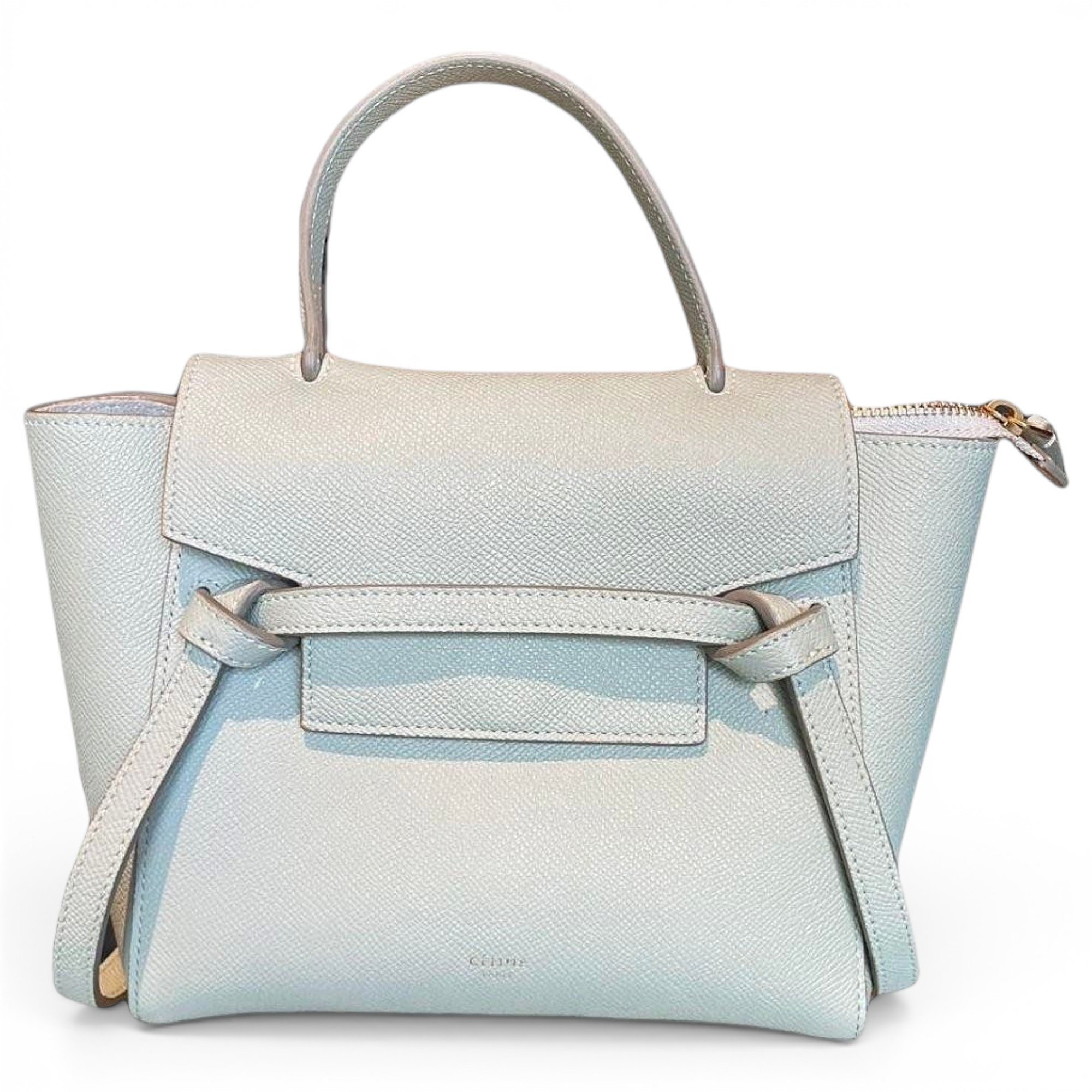 Belt leather handbag