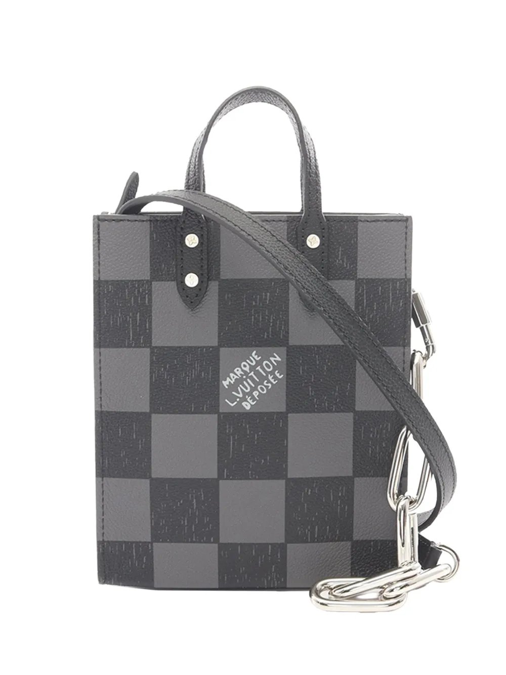 2020-2021 Damier Checkerboard Sac Plat XS satchel