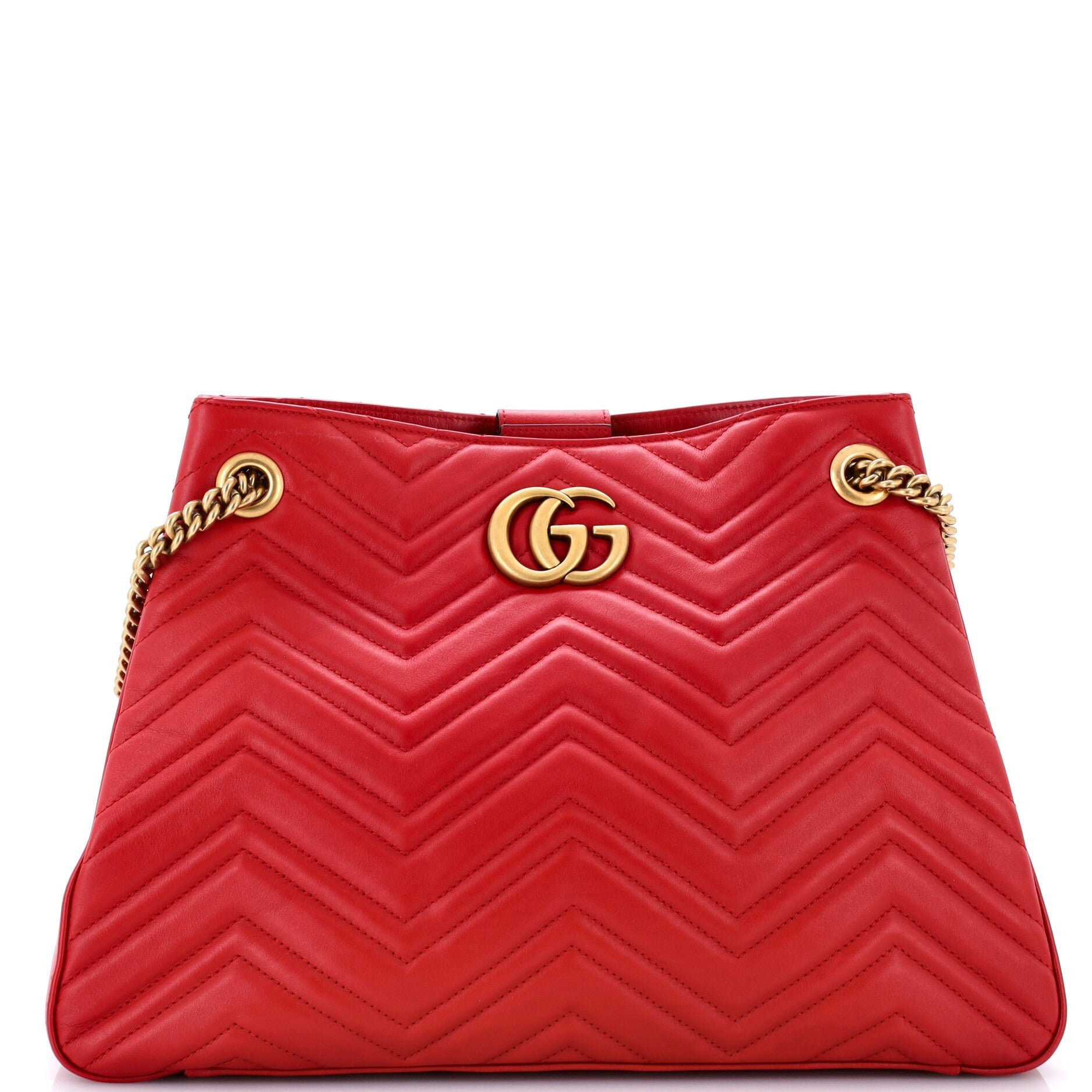 GG Marmont Chain Shoulder Bag Matelasse Leather