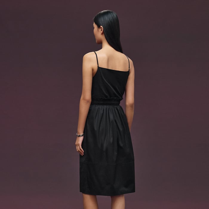 Noir "Mosaique" Pouch Dress