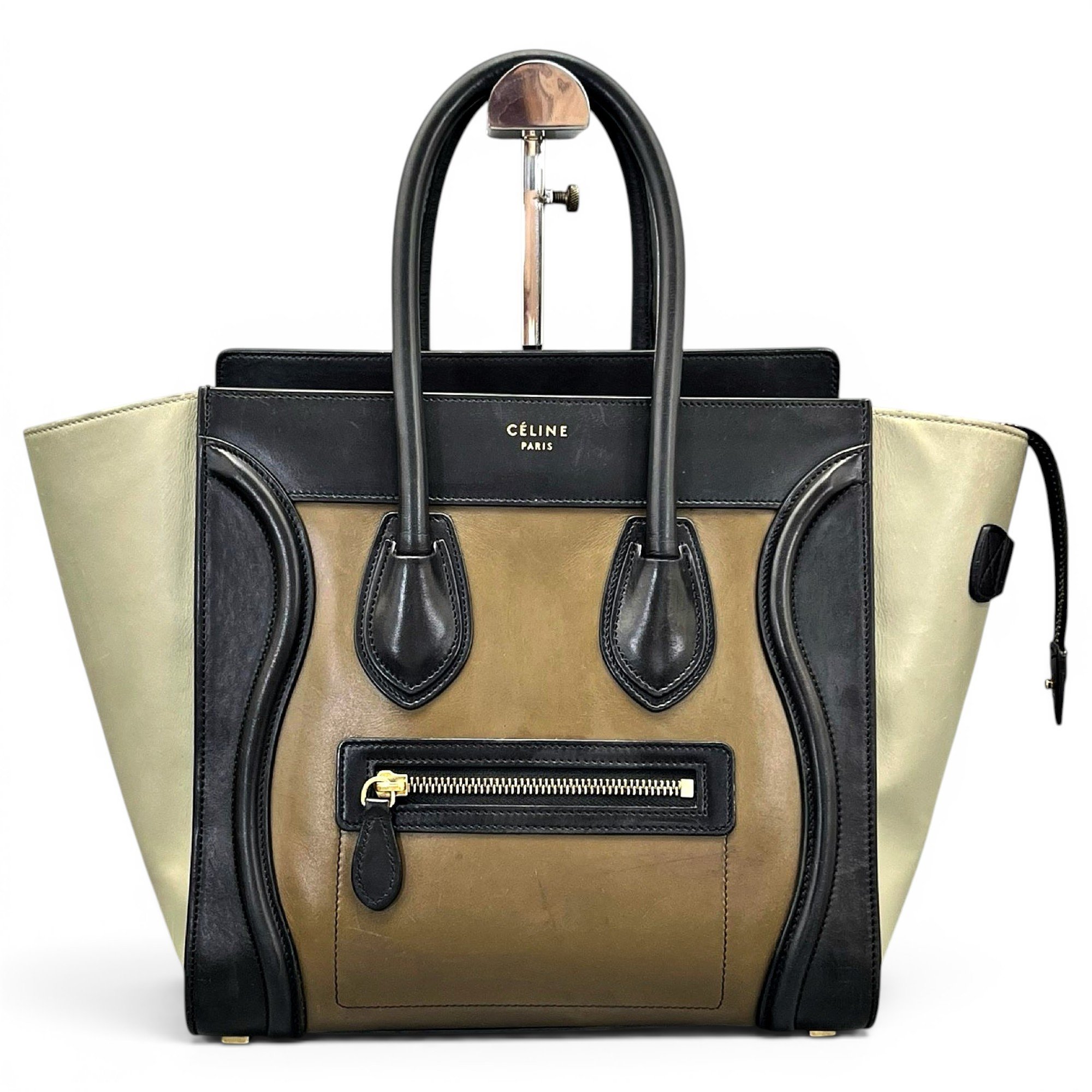 Luggage leather handbag