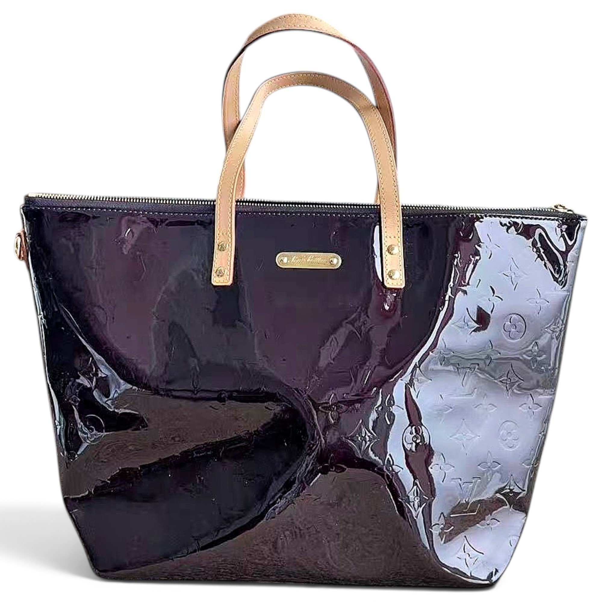 Bellevue patent leather tote