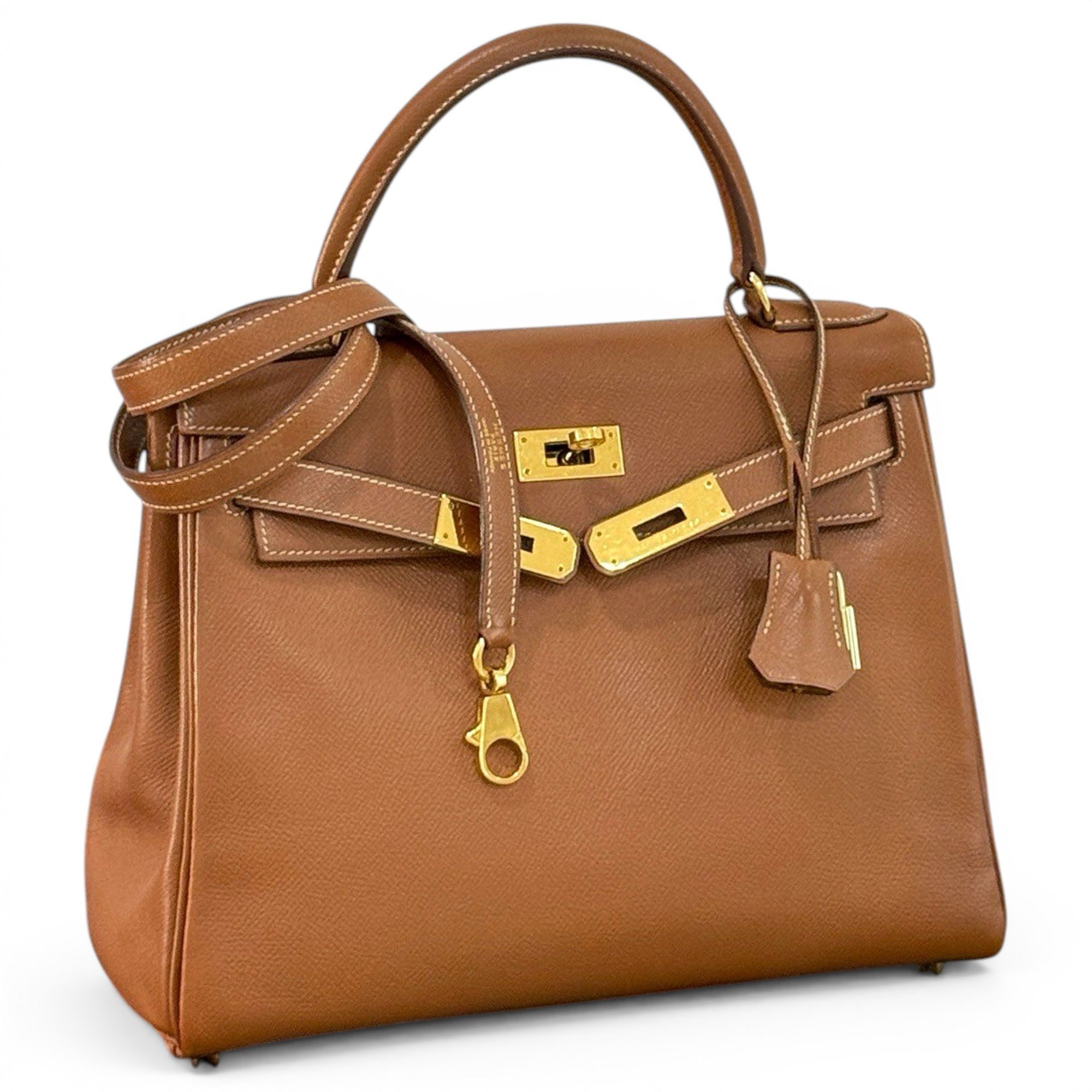 Kelly 28 leather handbag
