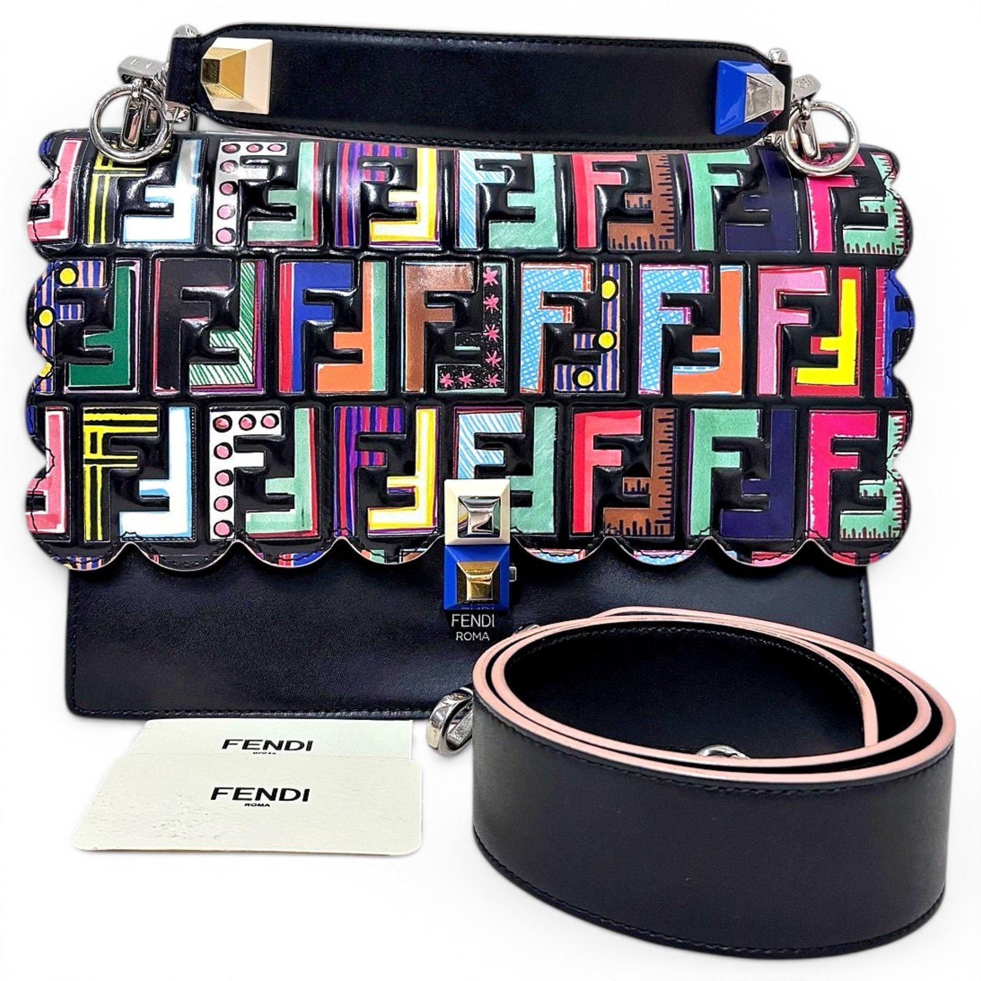 Fendi Kan I leather handbag