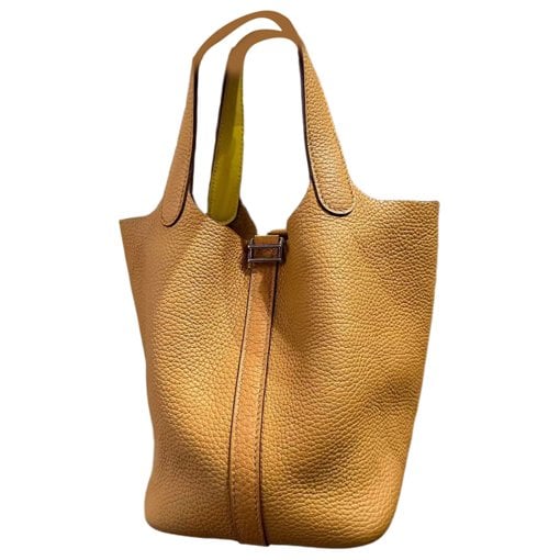 Picotin leather handbag