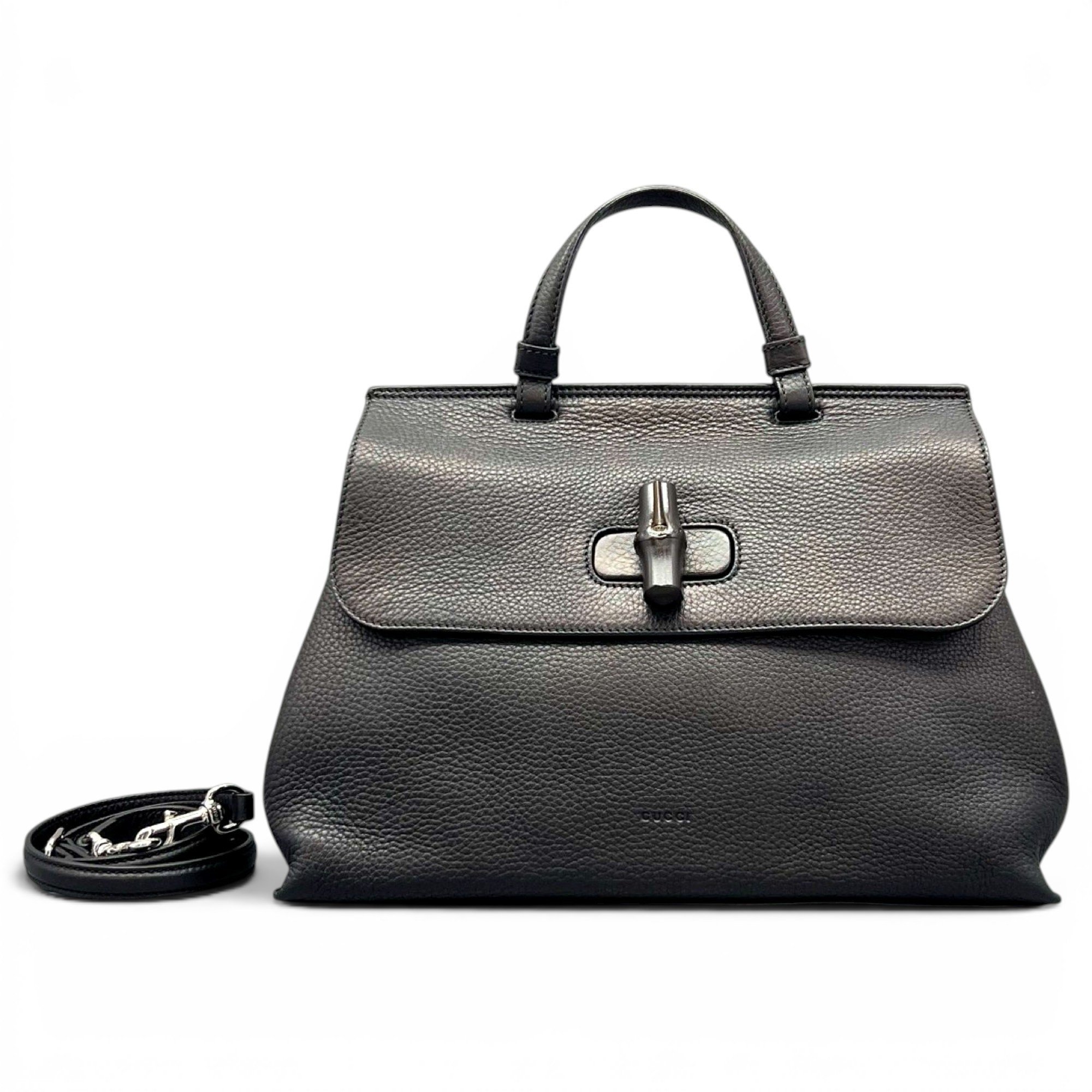 Bamboo Daily Top Handle leather handbag