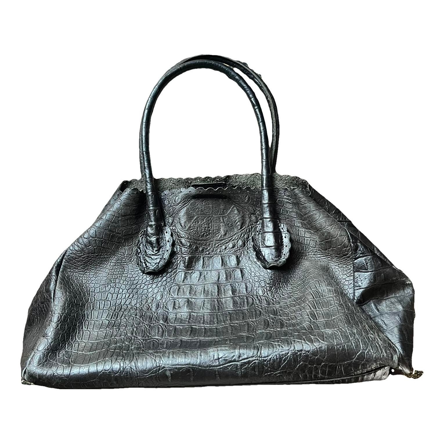 Leather handbag