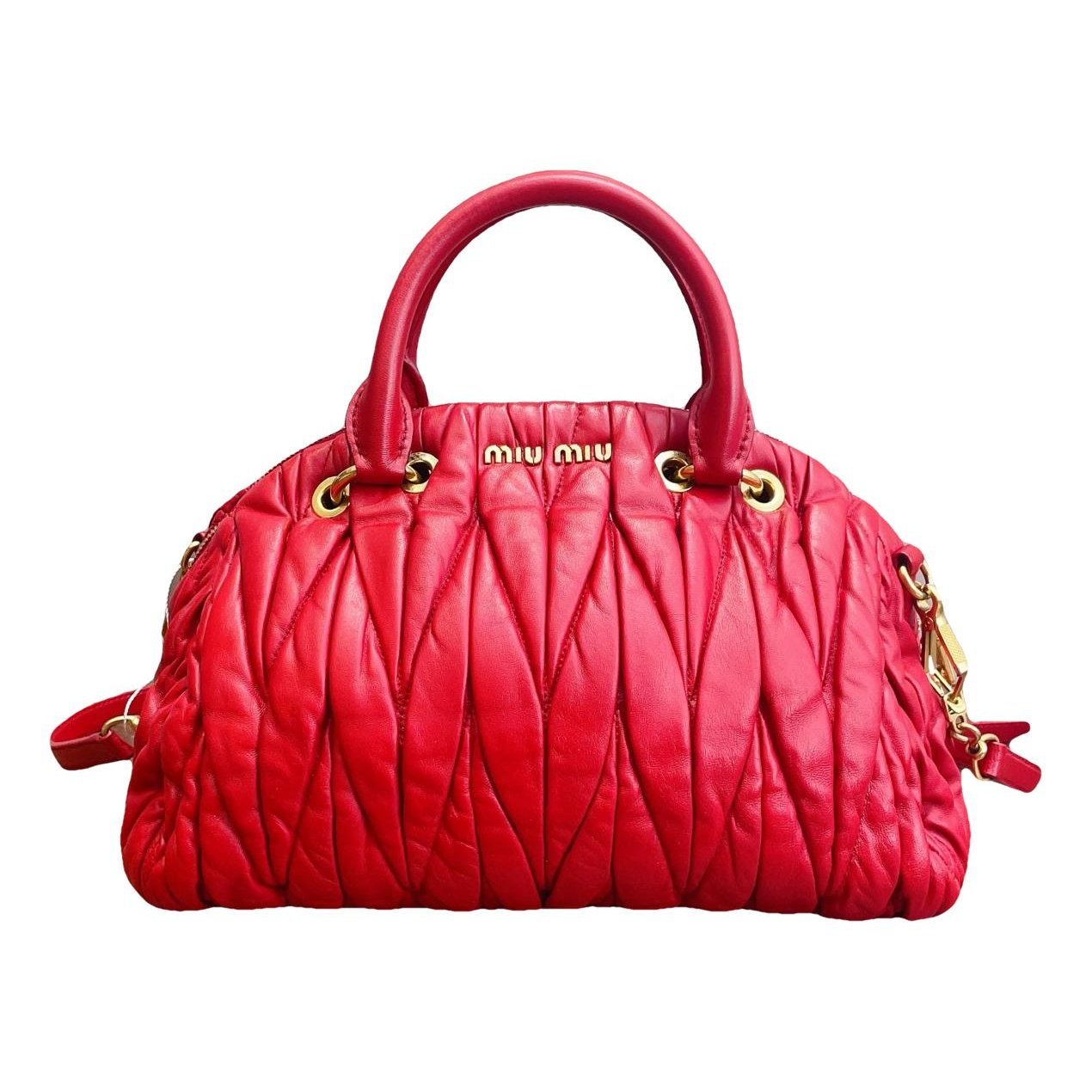 Leather handbag