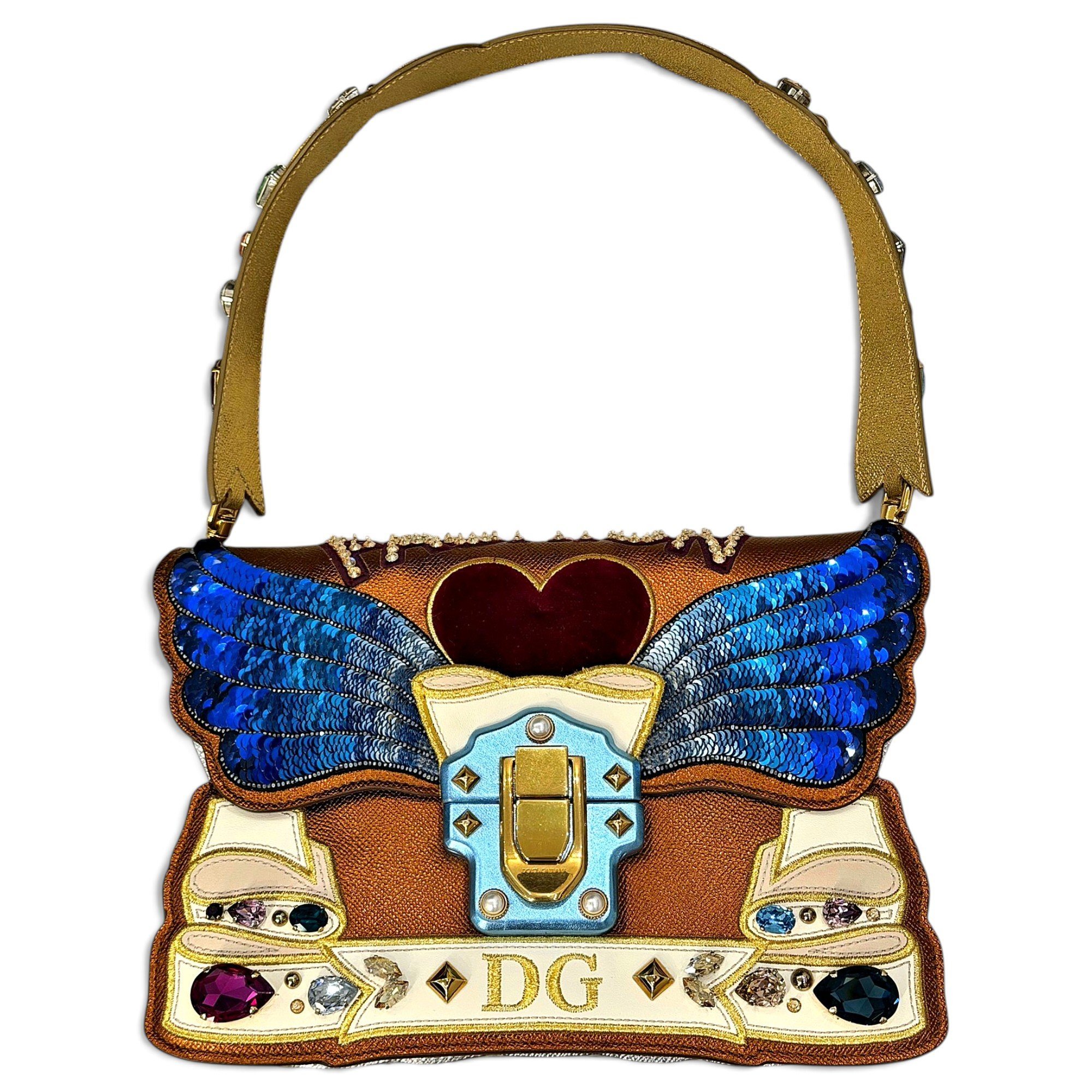 Dolce & Gabbana Lucia leather handbag