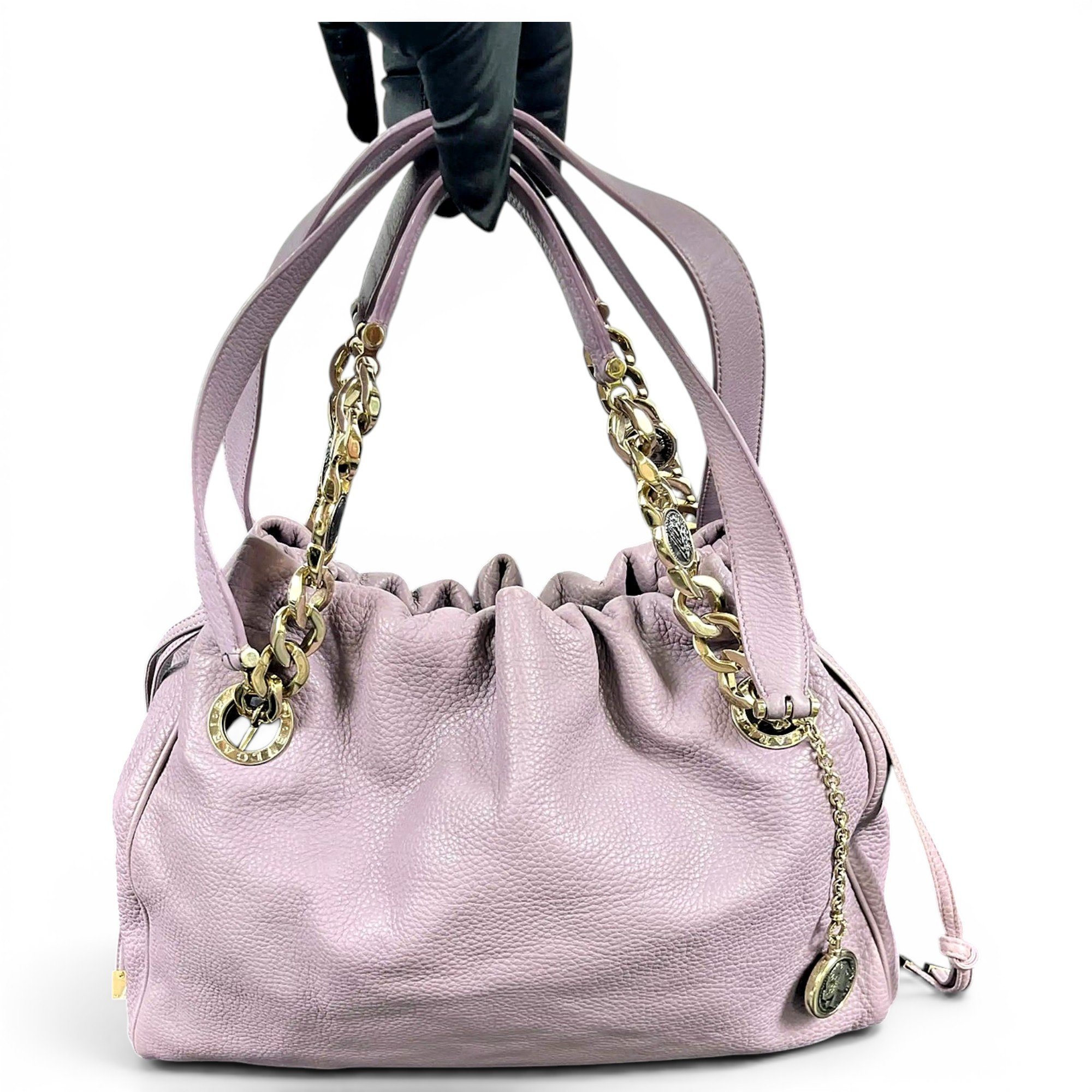 Leather handbag