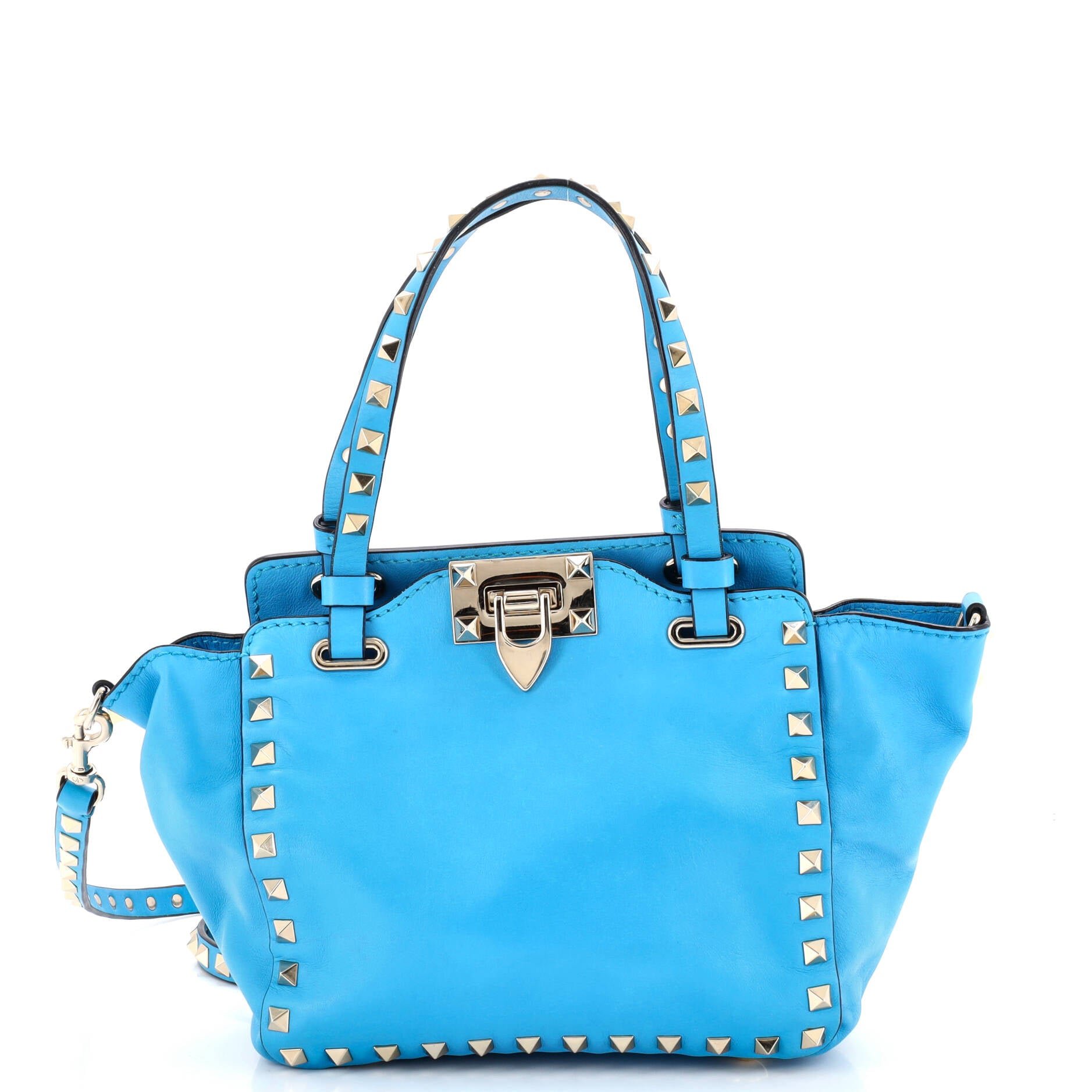 Rockstud Tote Soft Leather Small