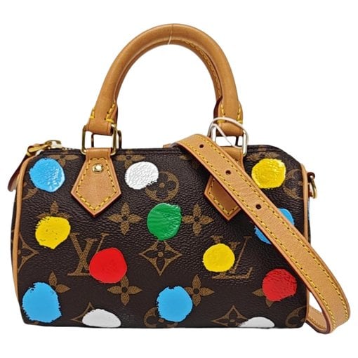 Louis Vuitton Nano Speedy / Mini HL leather handbag