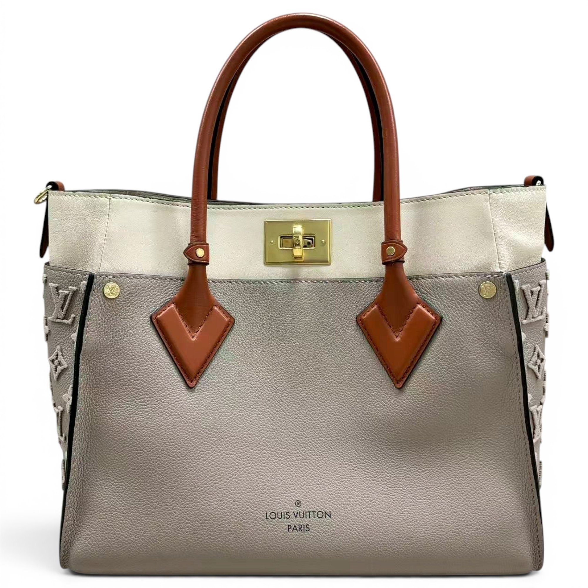 On My Side leather handbag