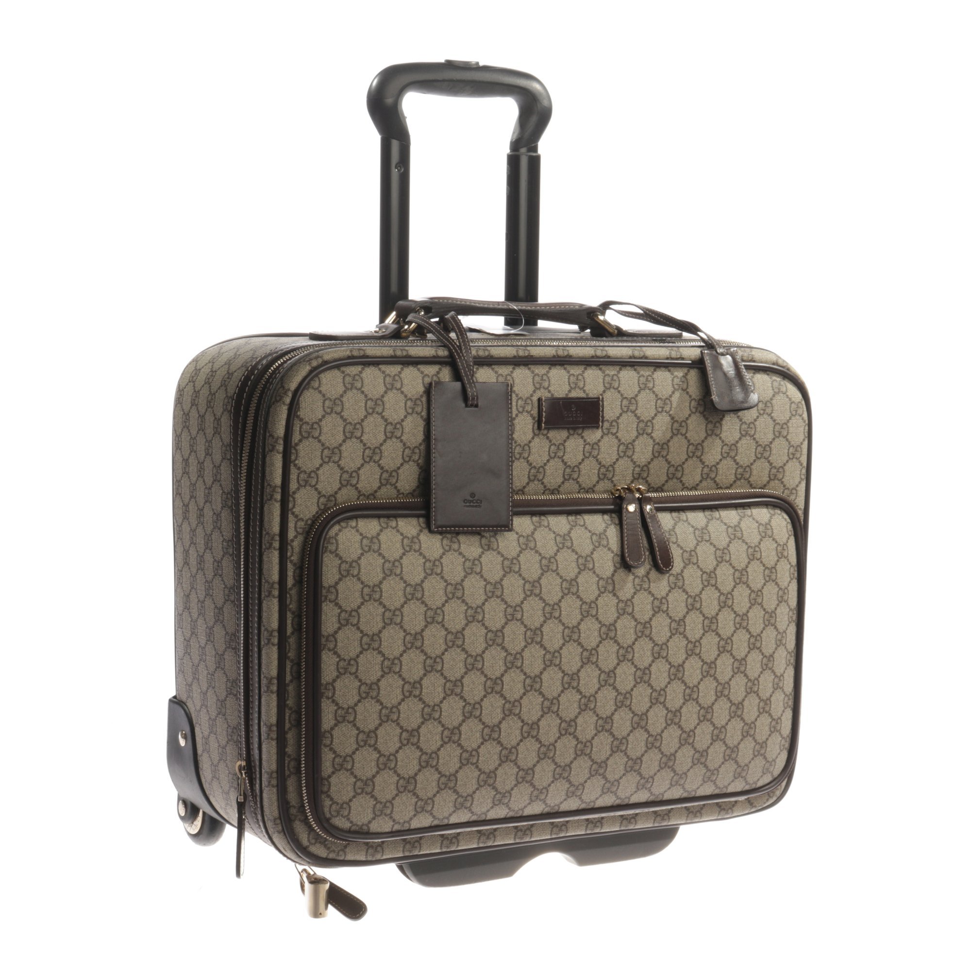 Leather travel bag