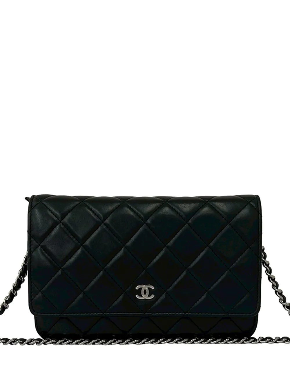 2016-2017 CC Quilted Lambskin Wallet On Chain crossbody bag
