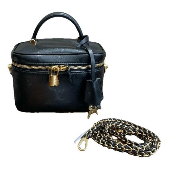Vanity leather crossbody bag