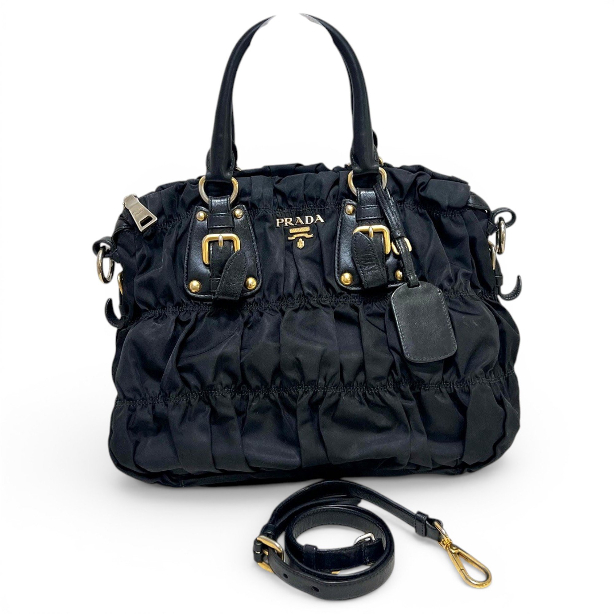 Leather handbag