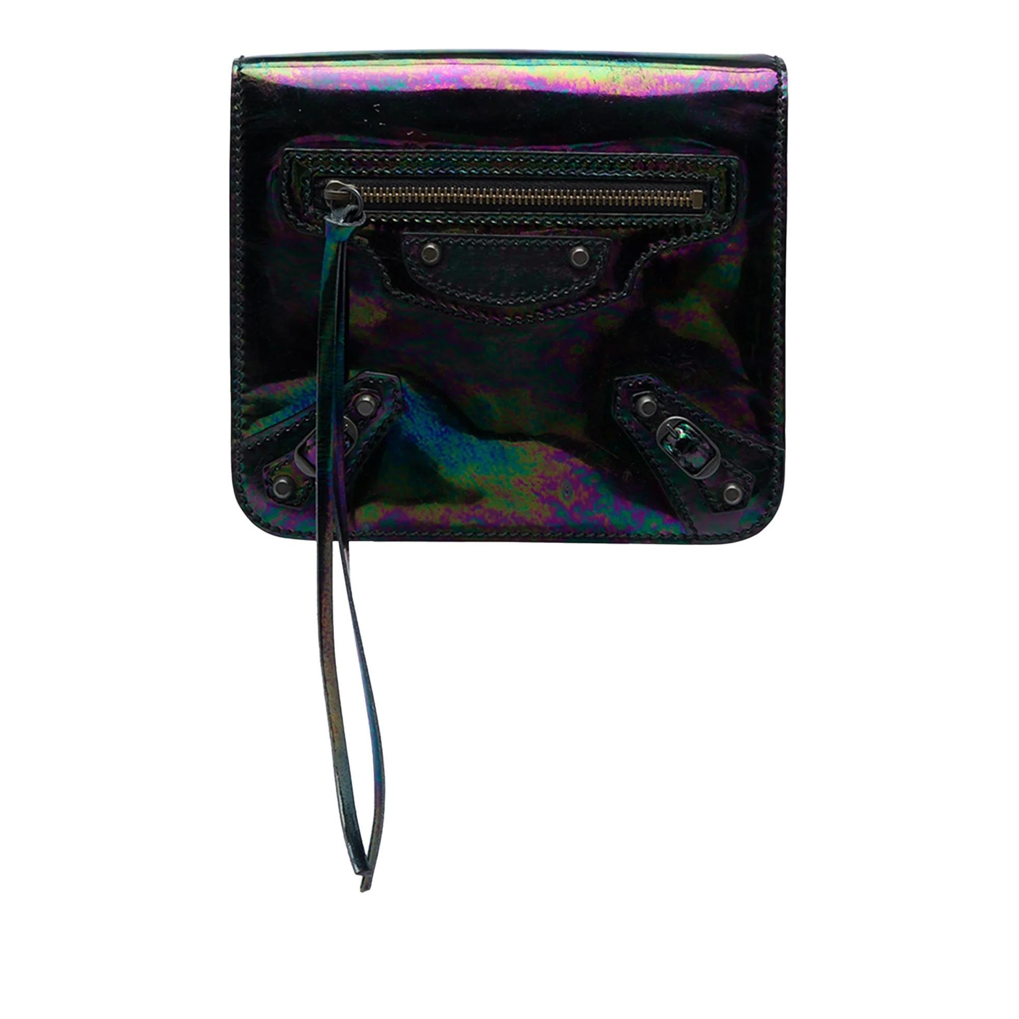 Balenciaga City patent leather handbag
