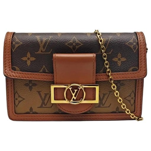 Dauphine leather handbag