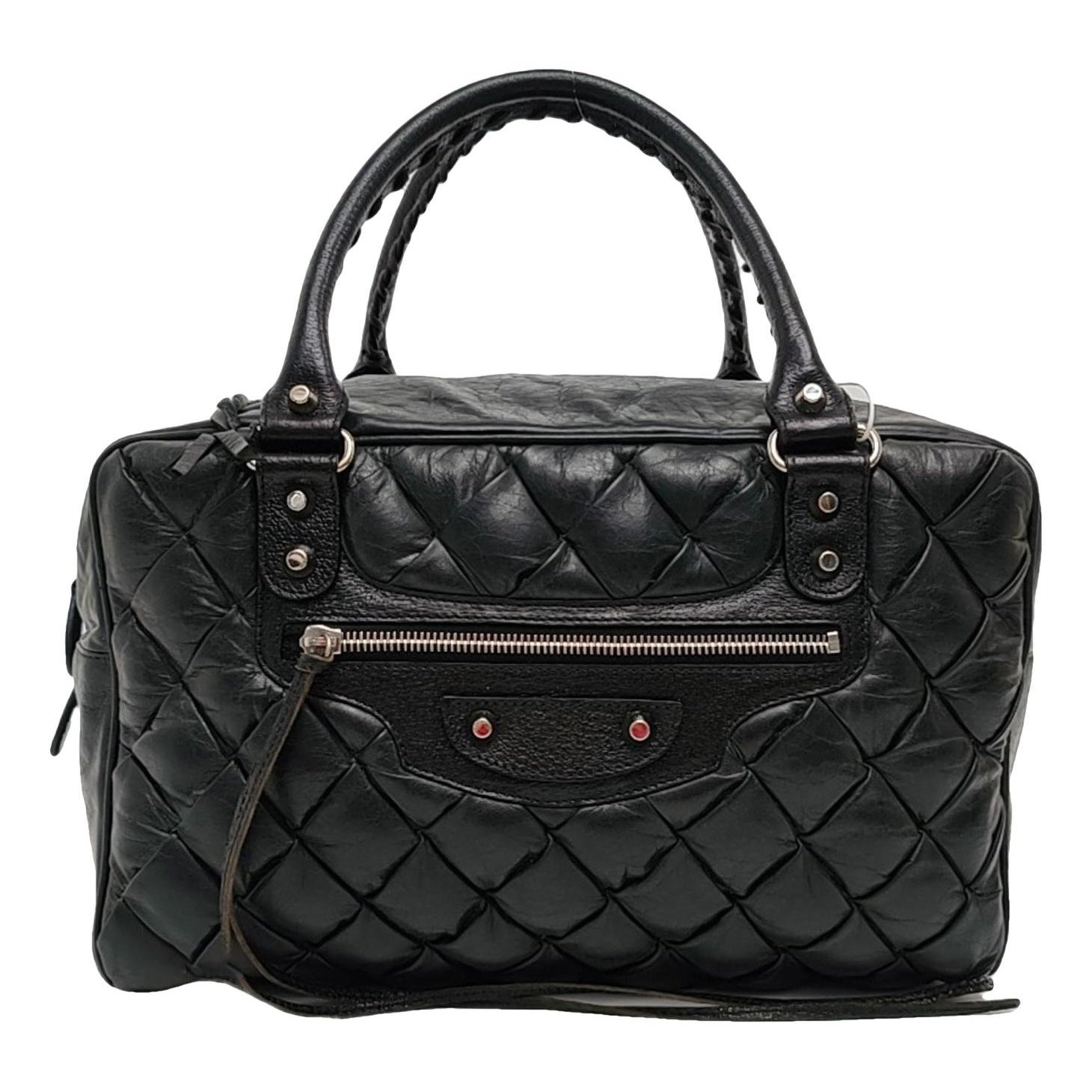 Leather handbag