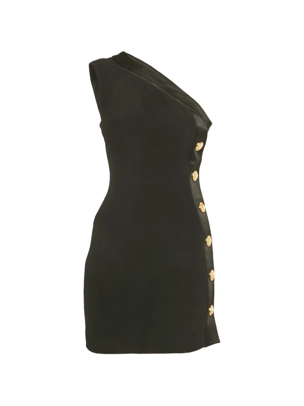 one-shoulder mini dress