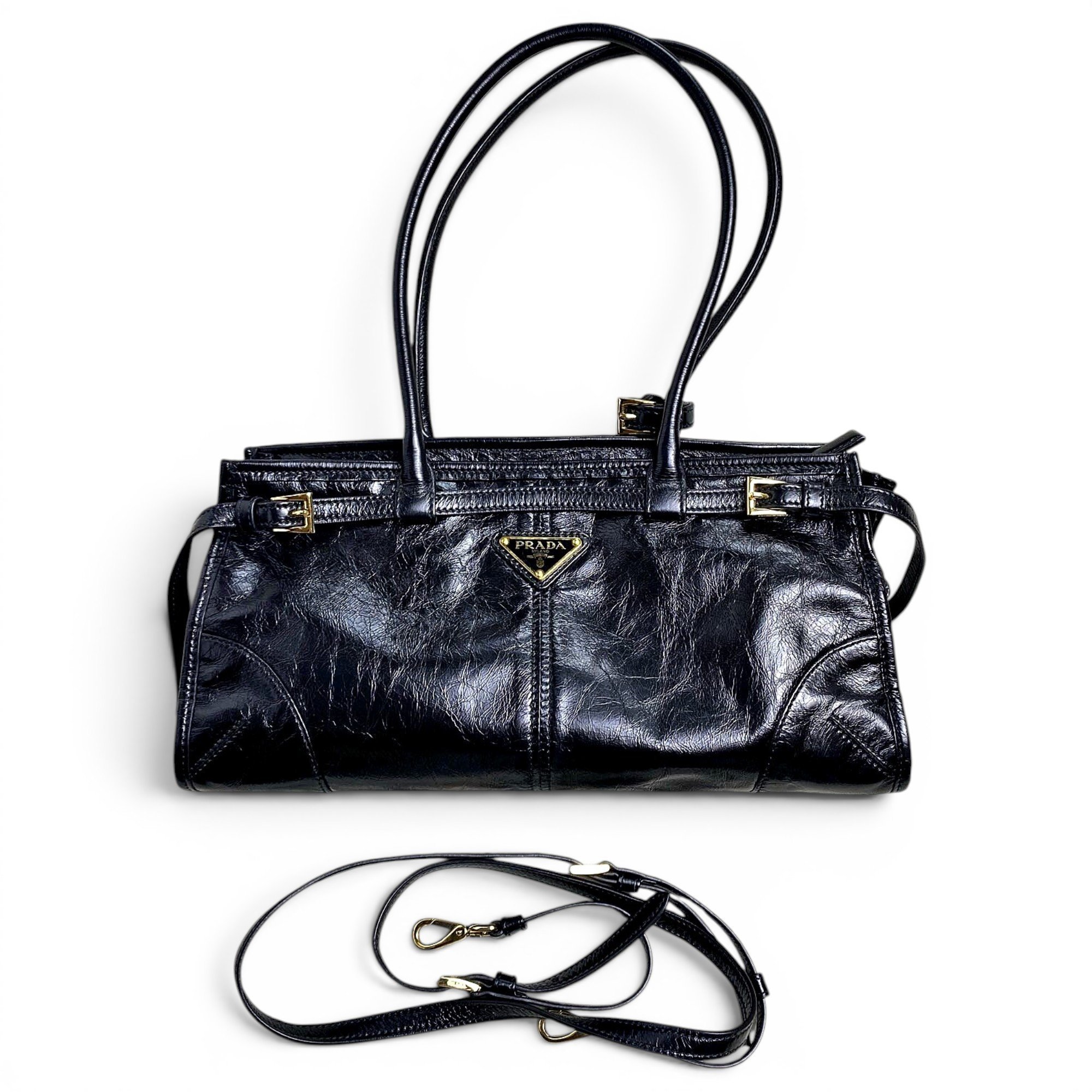 Leather handbag