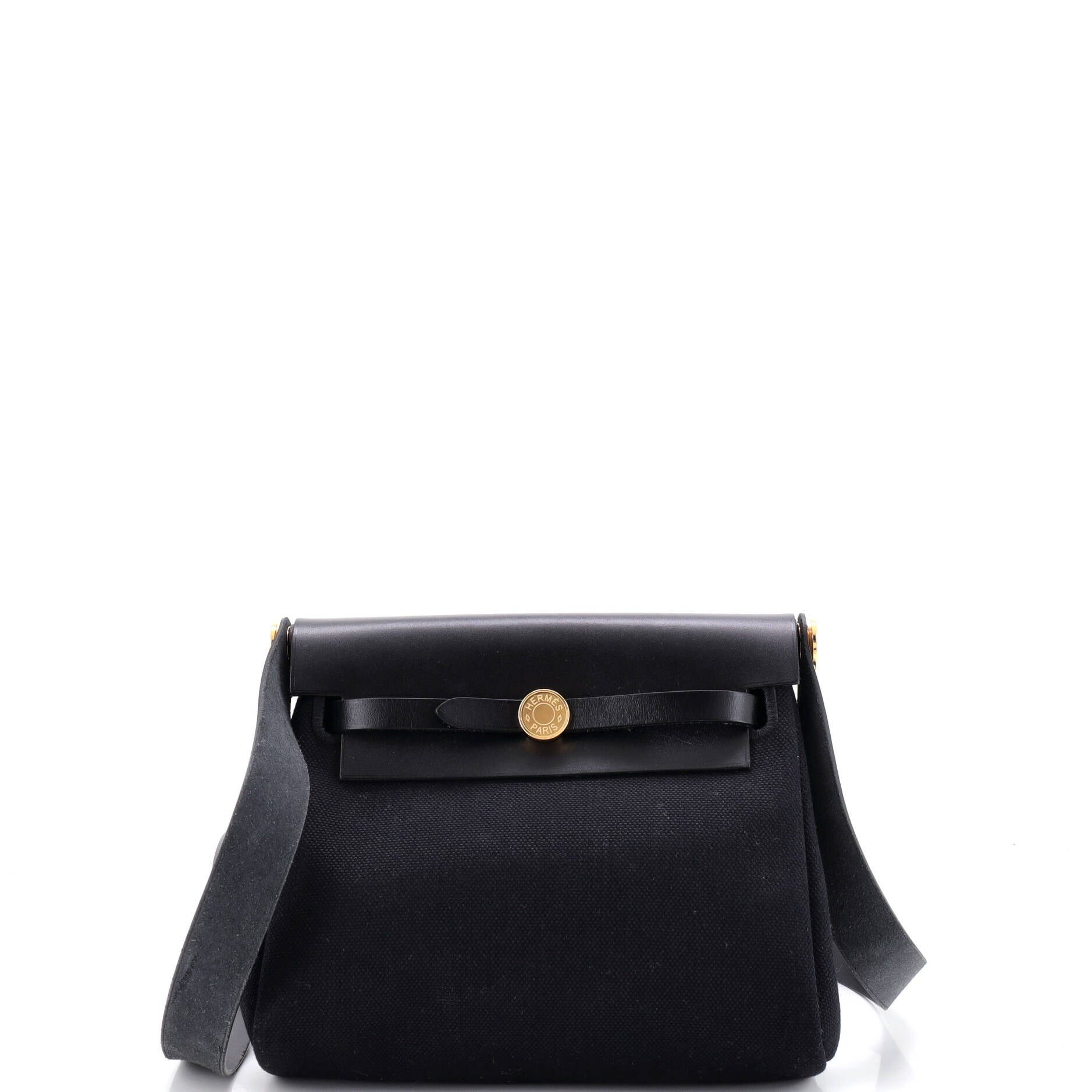 Herbag Zip Toile and Leather 20