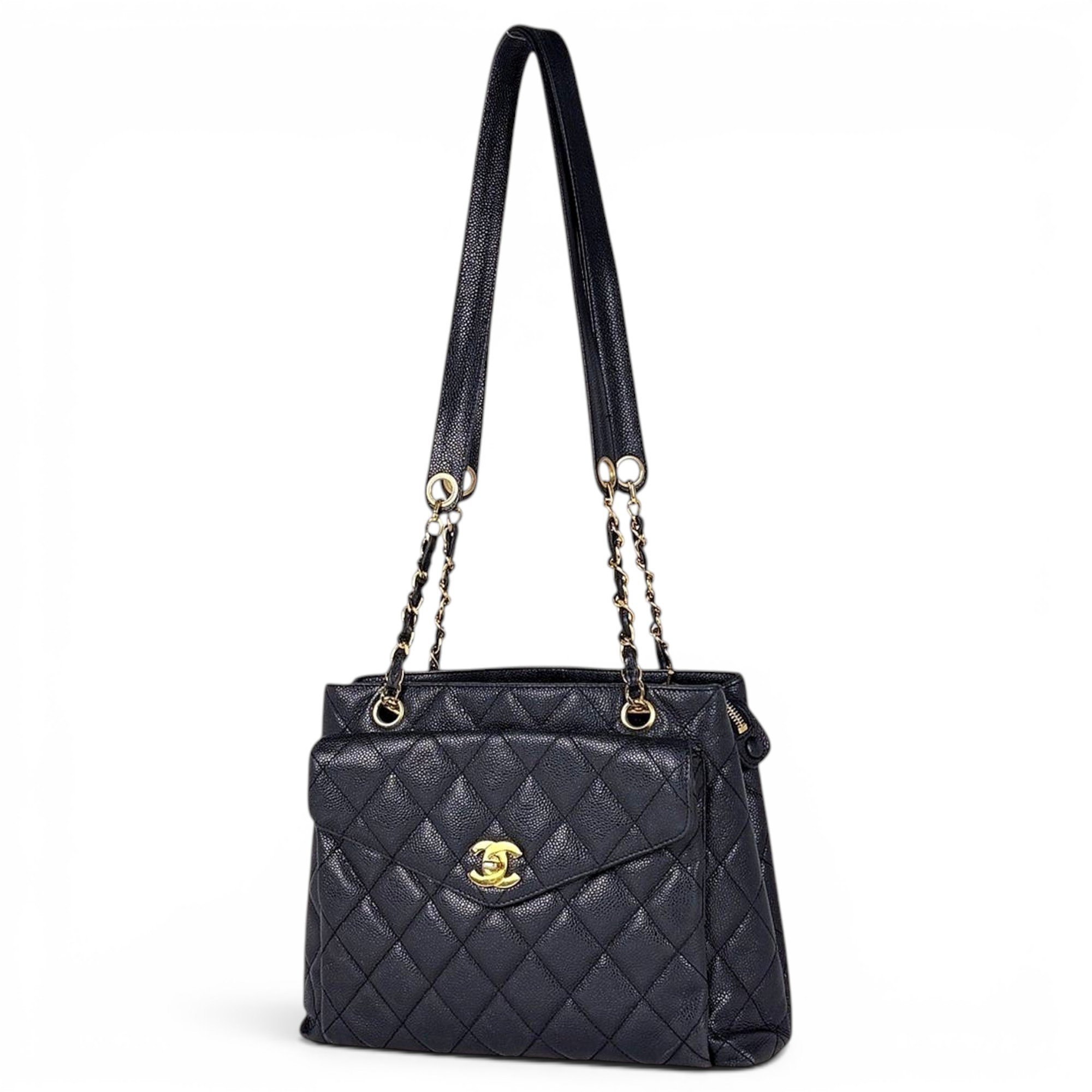 Leather tote