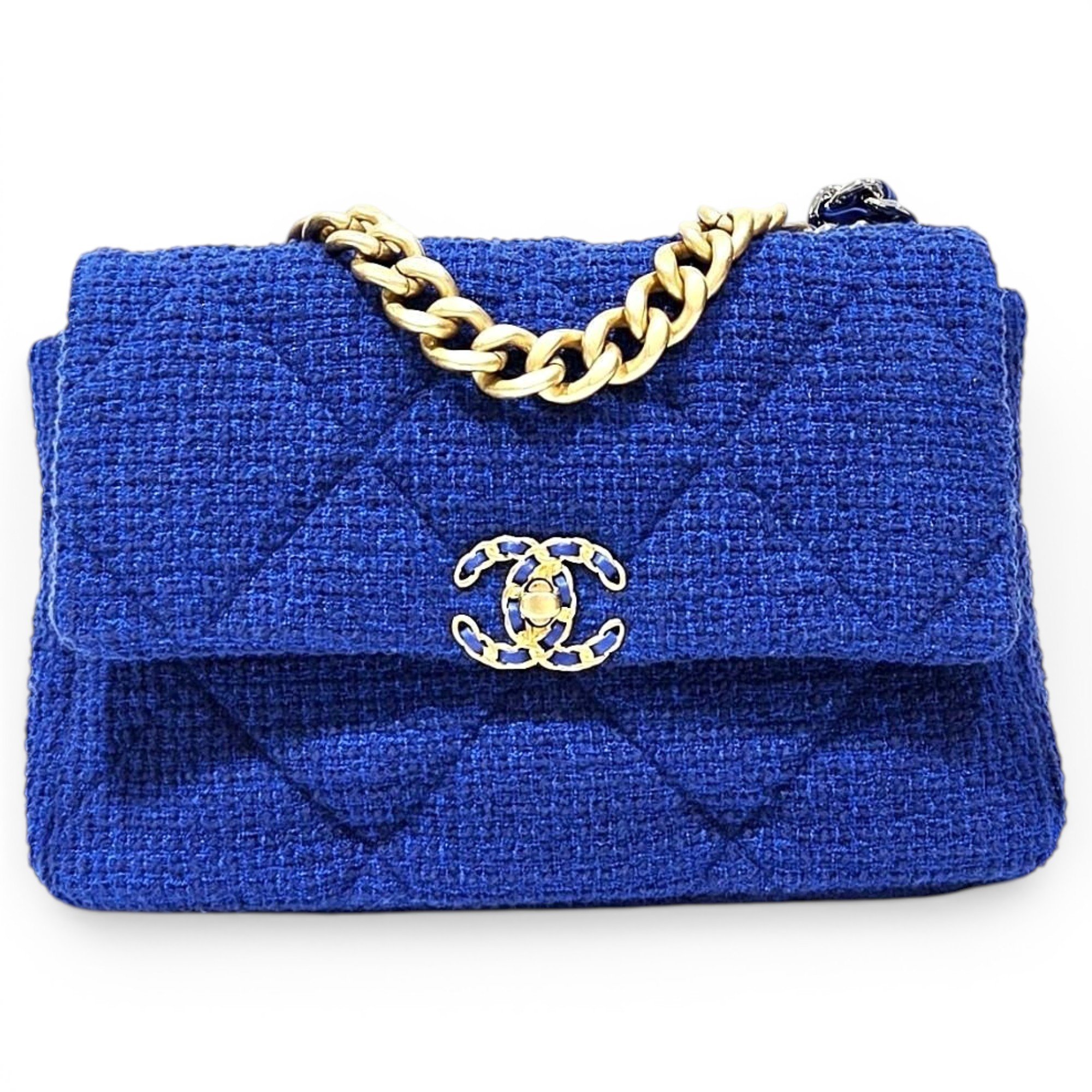 Chanel 19 tweed handbag
