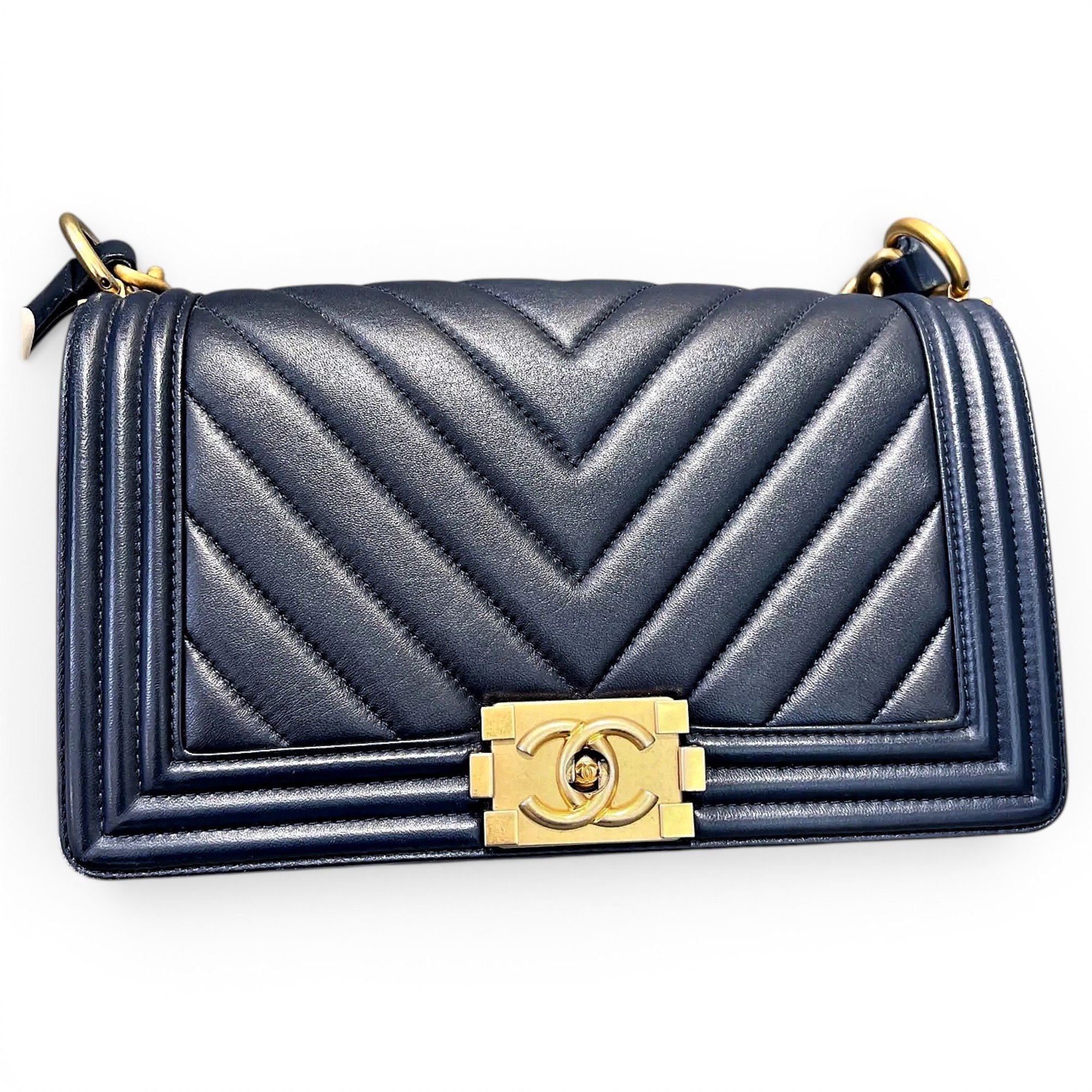 Boy leather crossbody bag