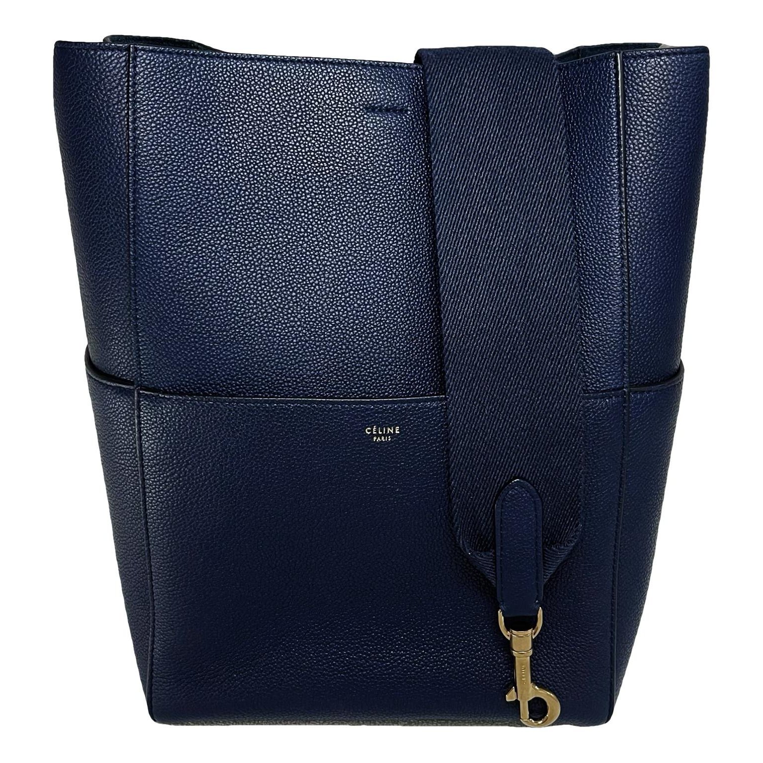 Seau Sangle leather handbag