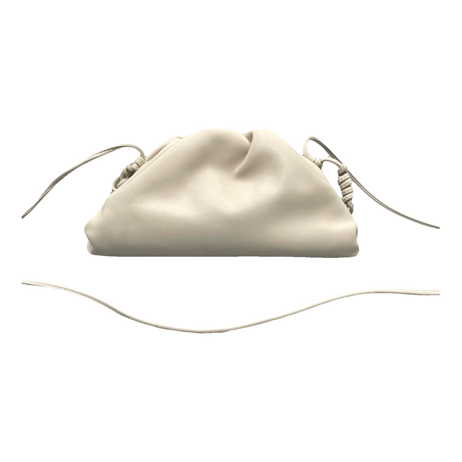 Pouch leather handbag
