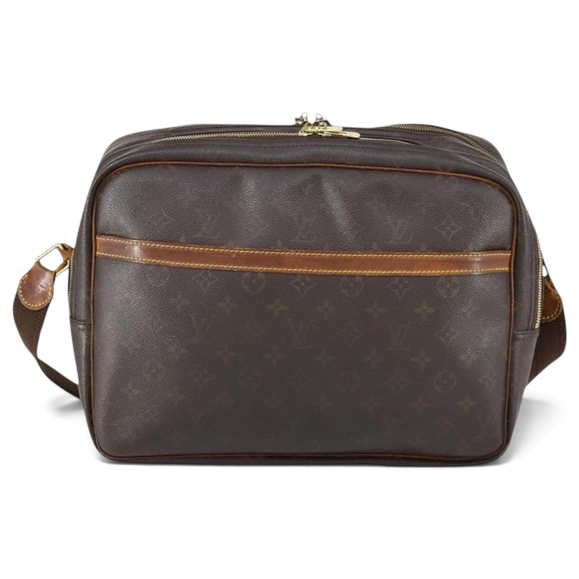 Reporter leather handbag