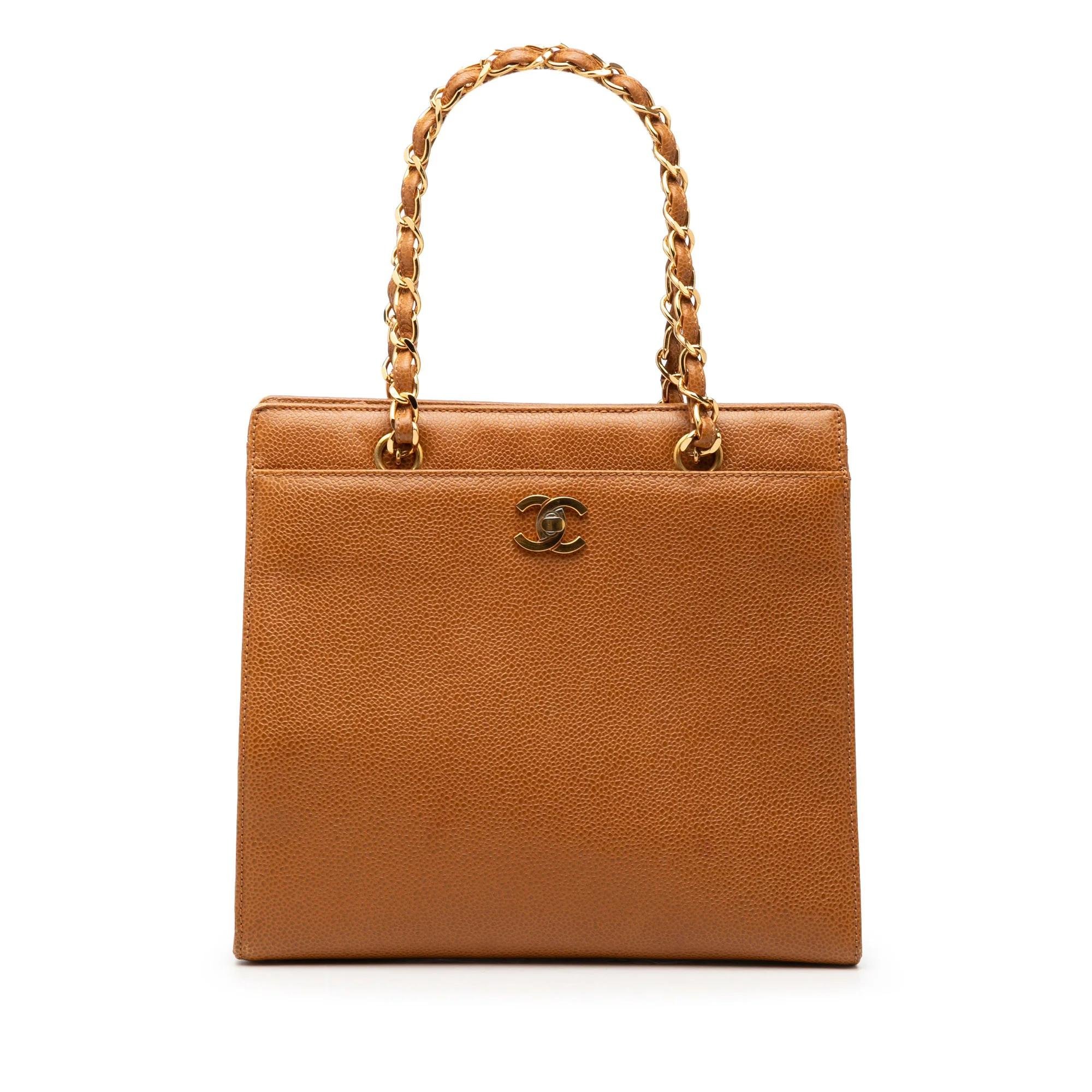 Leather tote