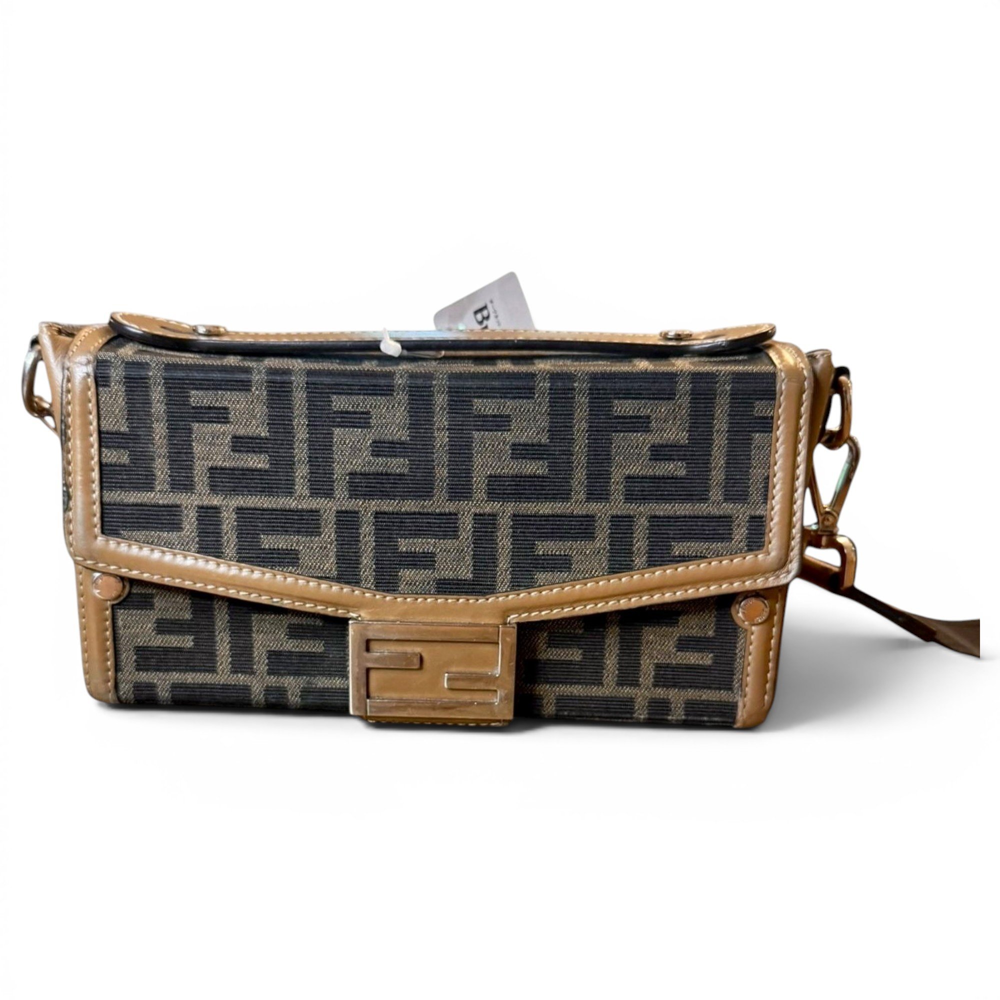 Baguette Cage cloth crossbody bag