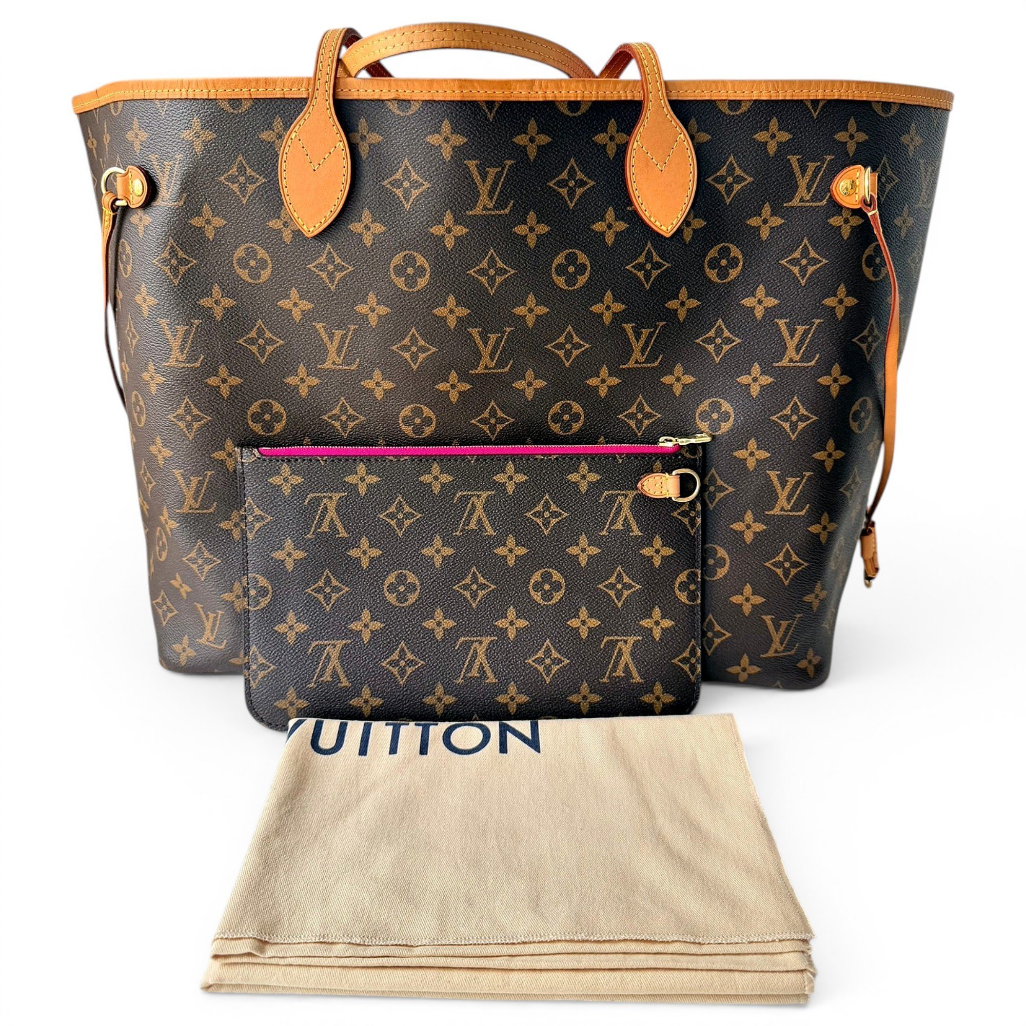 Neverfull leather crossbody bag