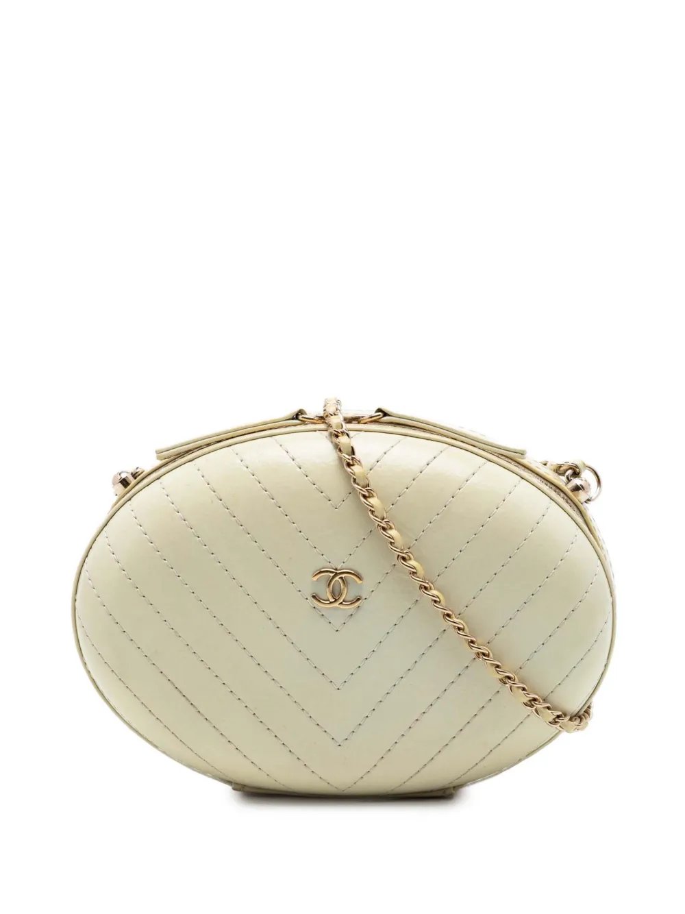 2019 Chevron Stitched Calfskin La Pausa Evening Bag crossbody bag