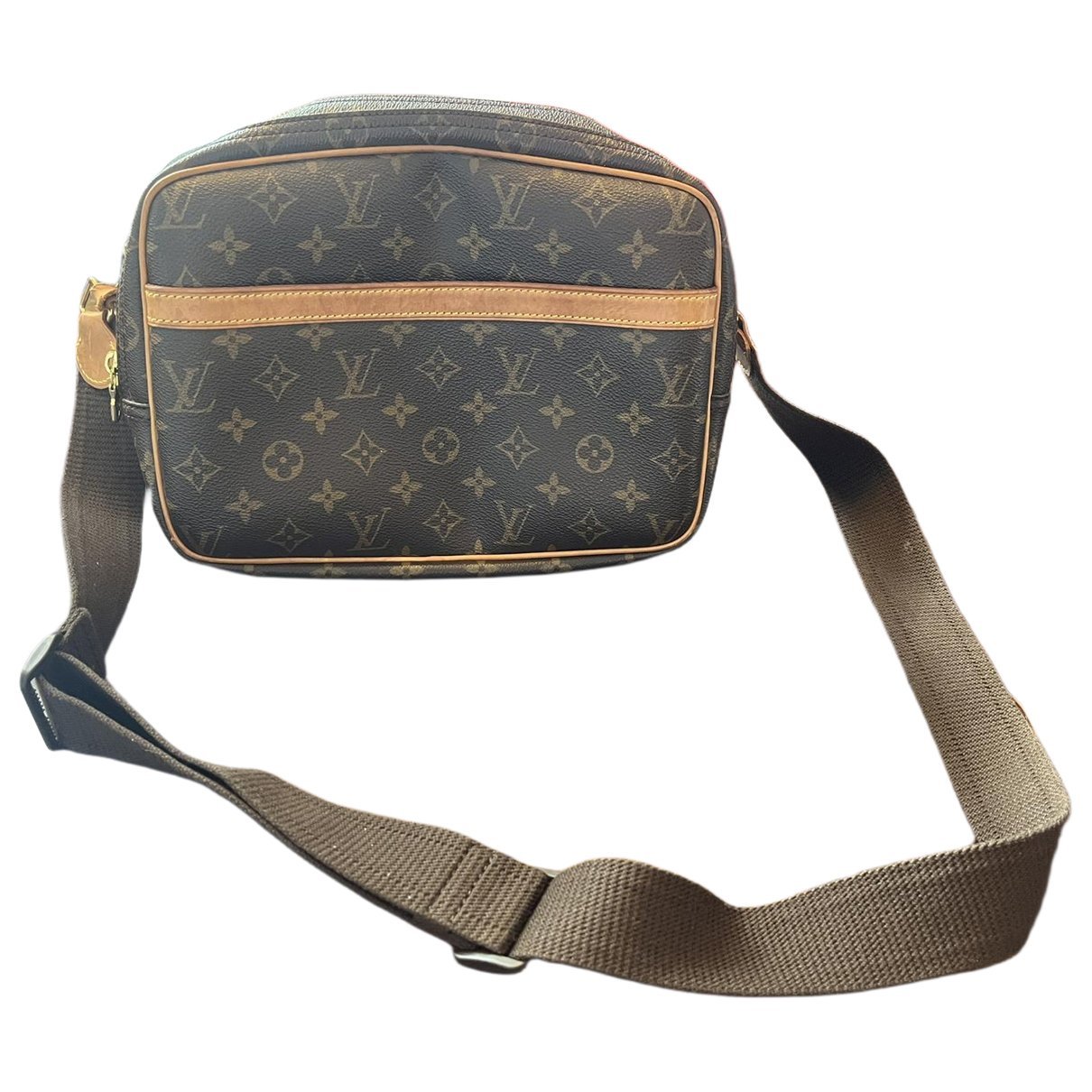 Reporter cloth crossbody bag