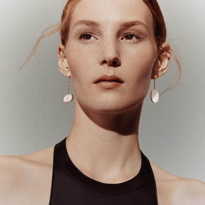 Sans Coloris Chaine d'Ancre Verso Earrings
