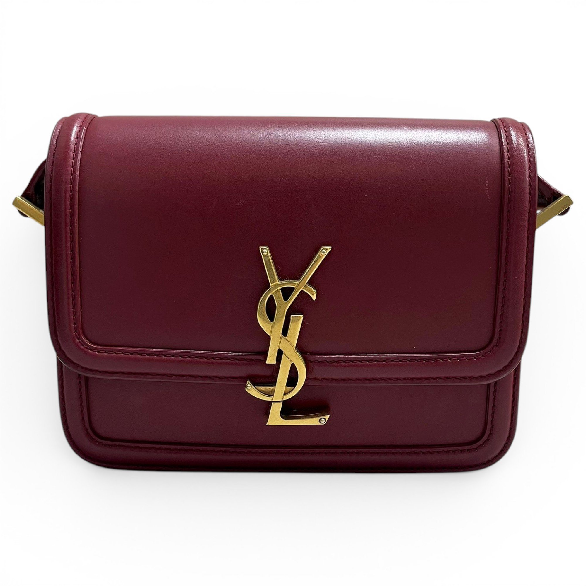 Solférino leather handbag