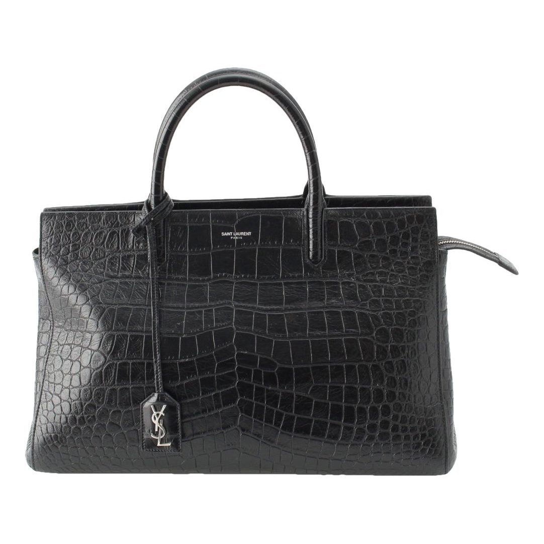 Rive Gauche leather tote