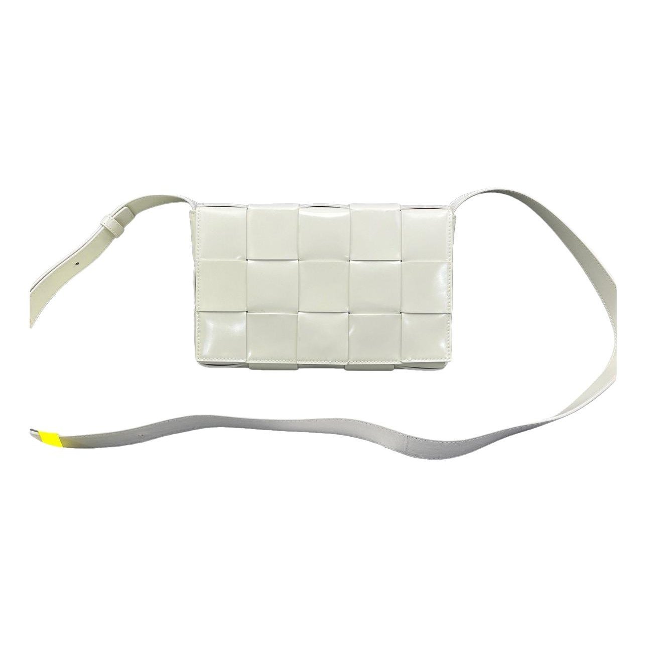 Cassette leather handbag