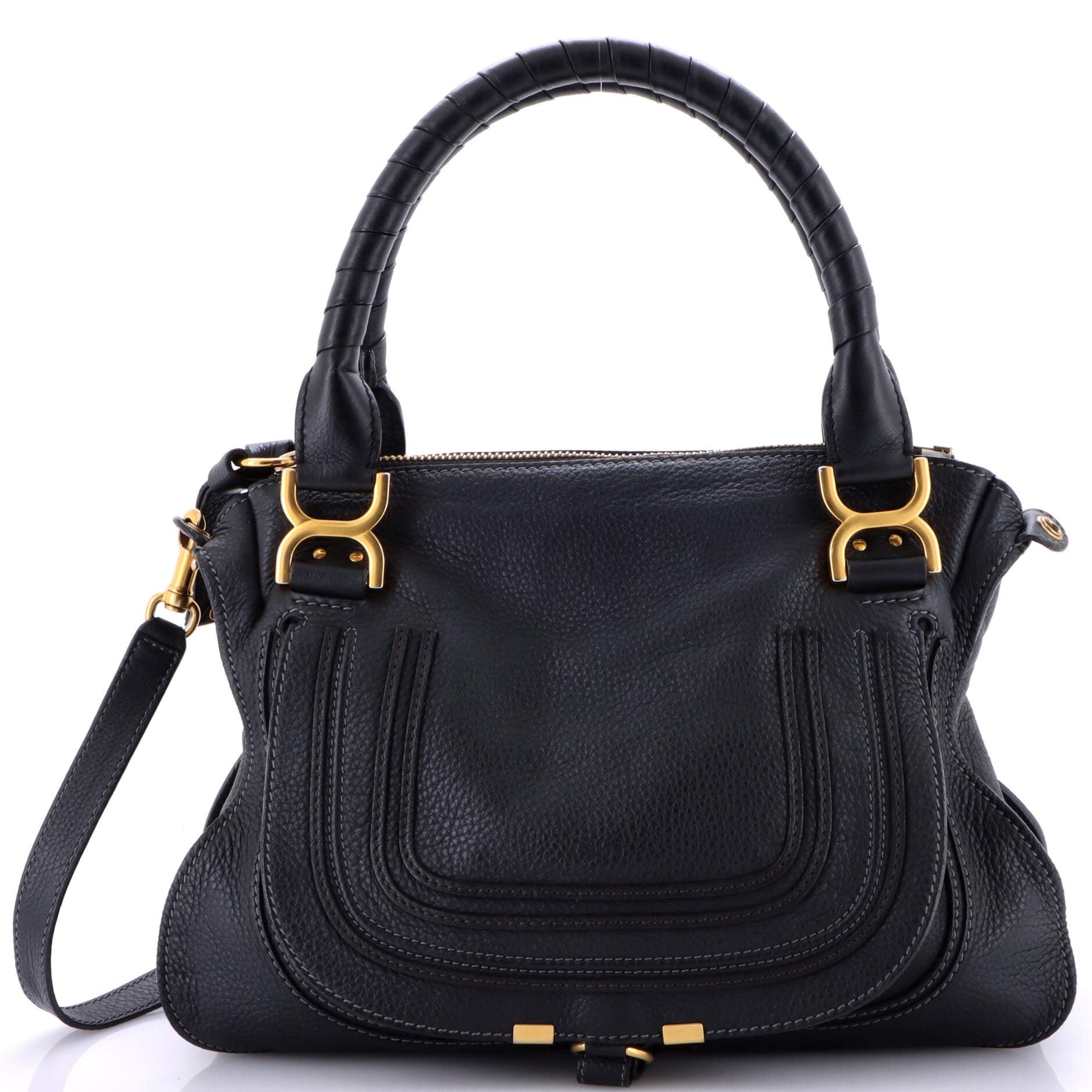 Chloe Marcie Satchel Leather Medium