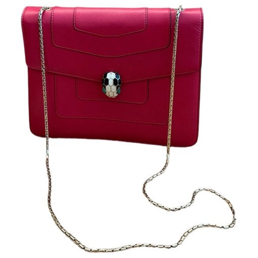 Serpenti leather handbag