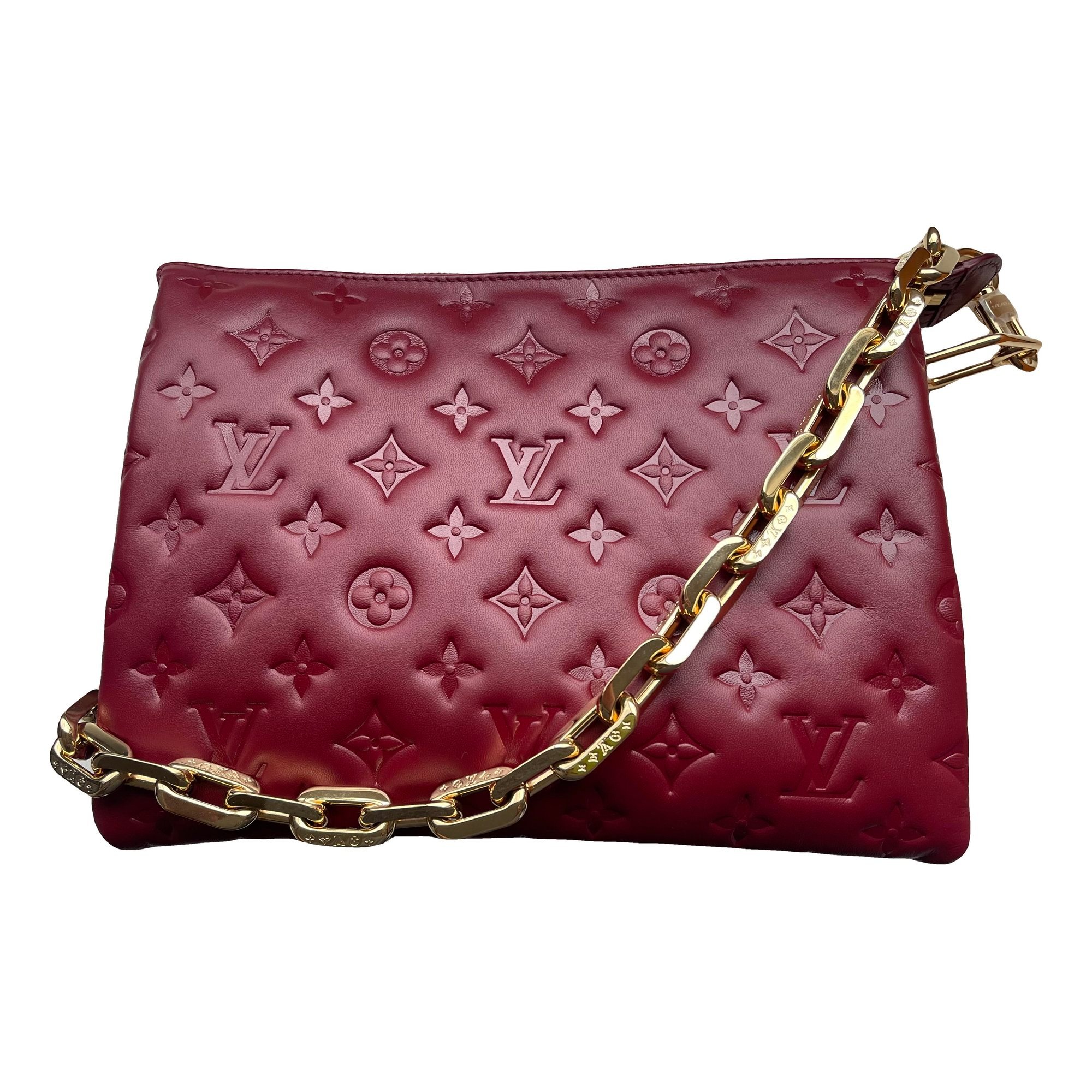 Coussin leather handbag