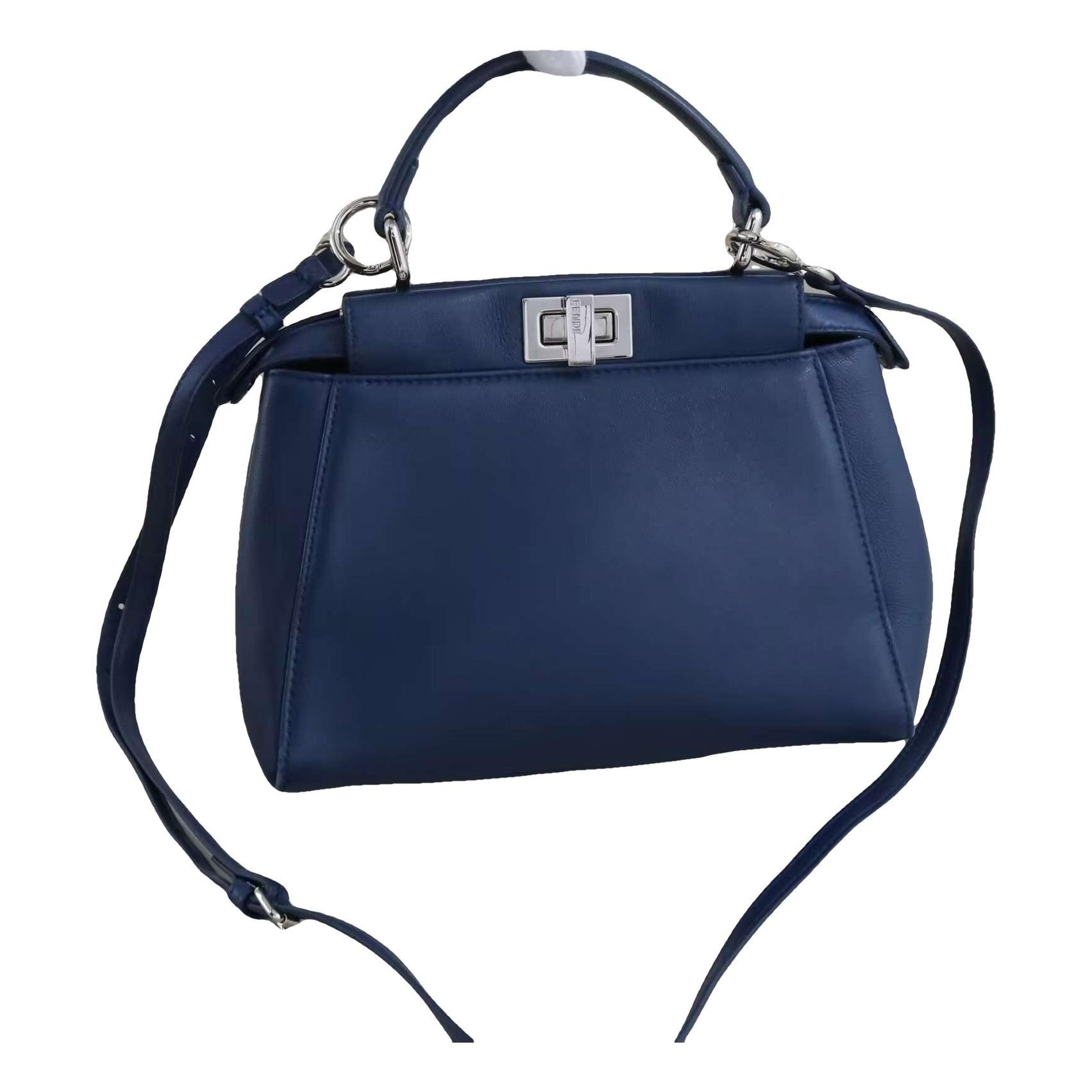 Peekaboo leather handbag