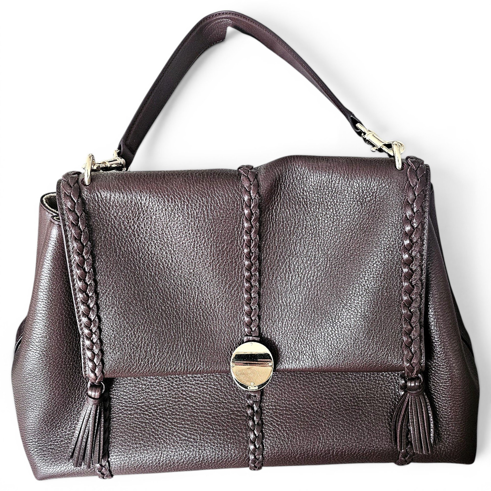 Penelope leather handbag