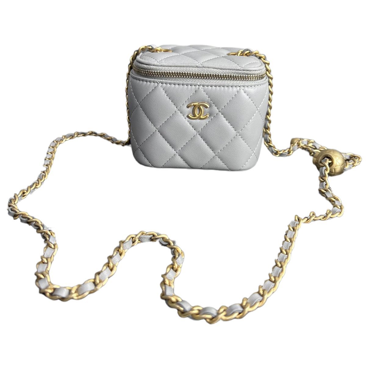 Trendy CC Vanity leather handbag