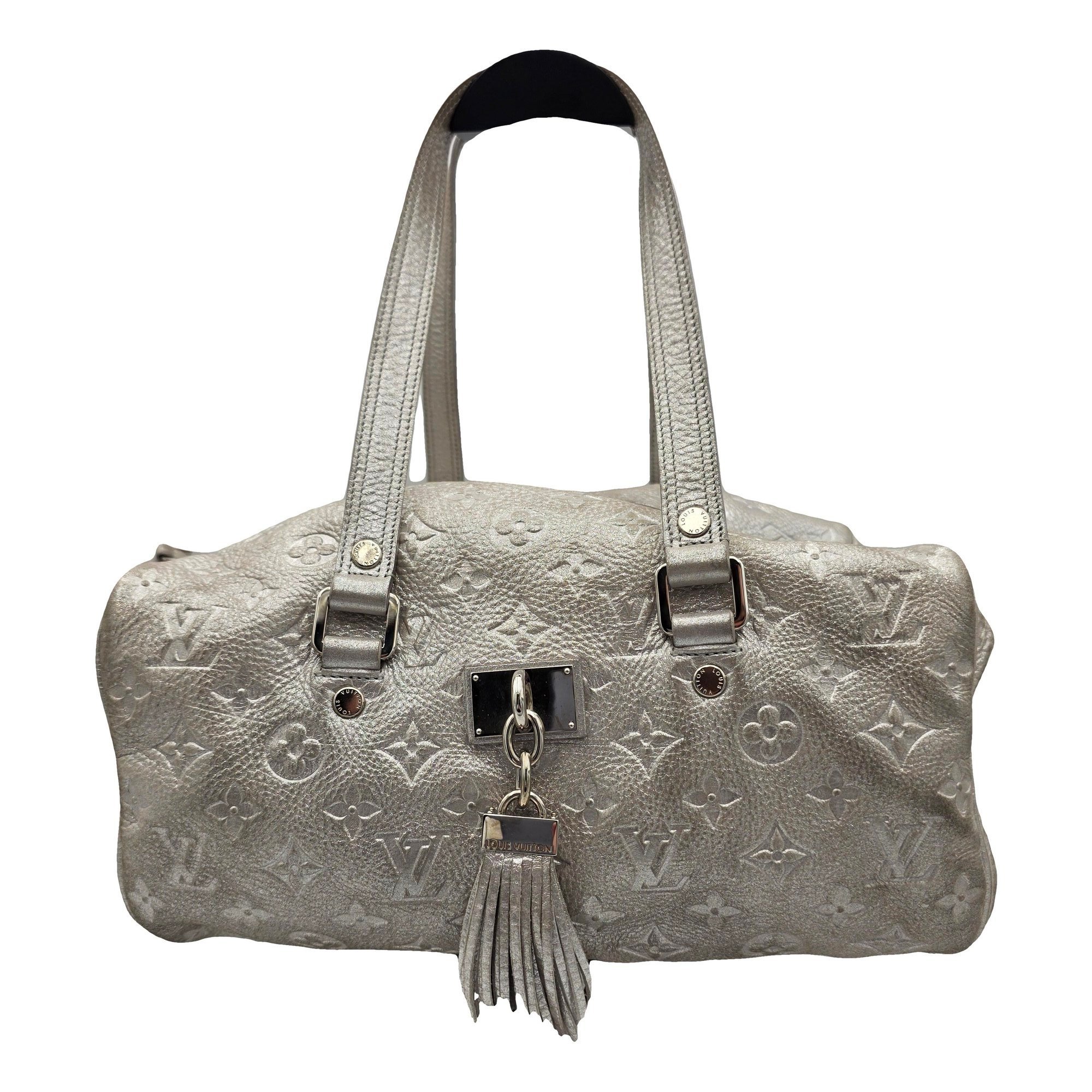 Comète leather handbag